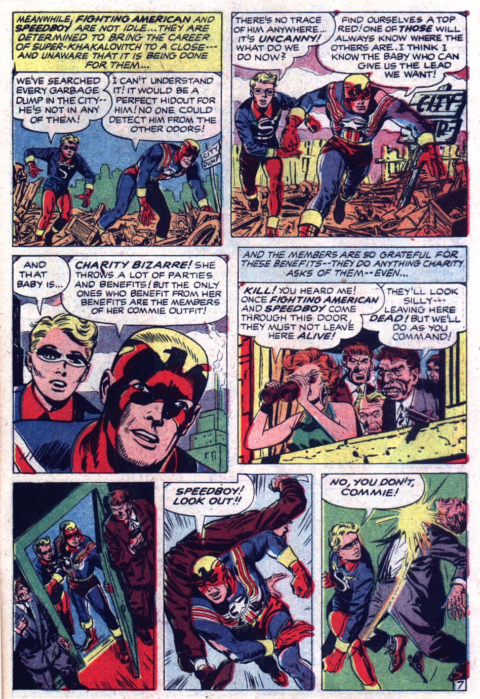 Read online Fighting American (1954) comic -  Issue #6 - 27