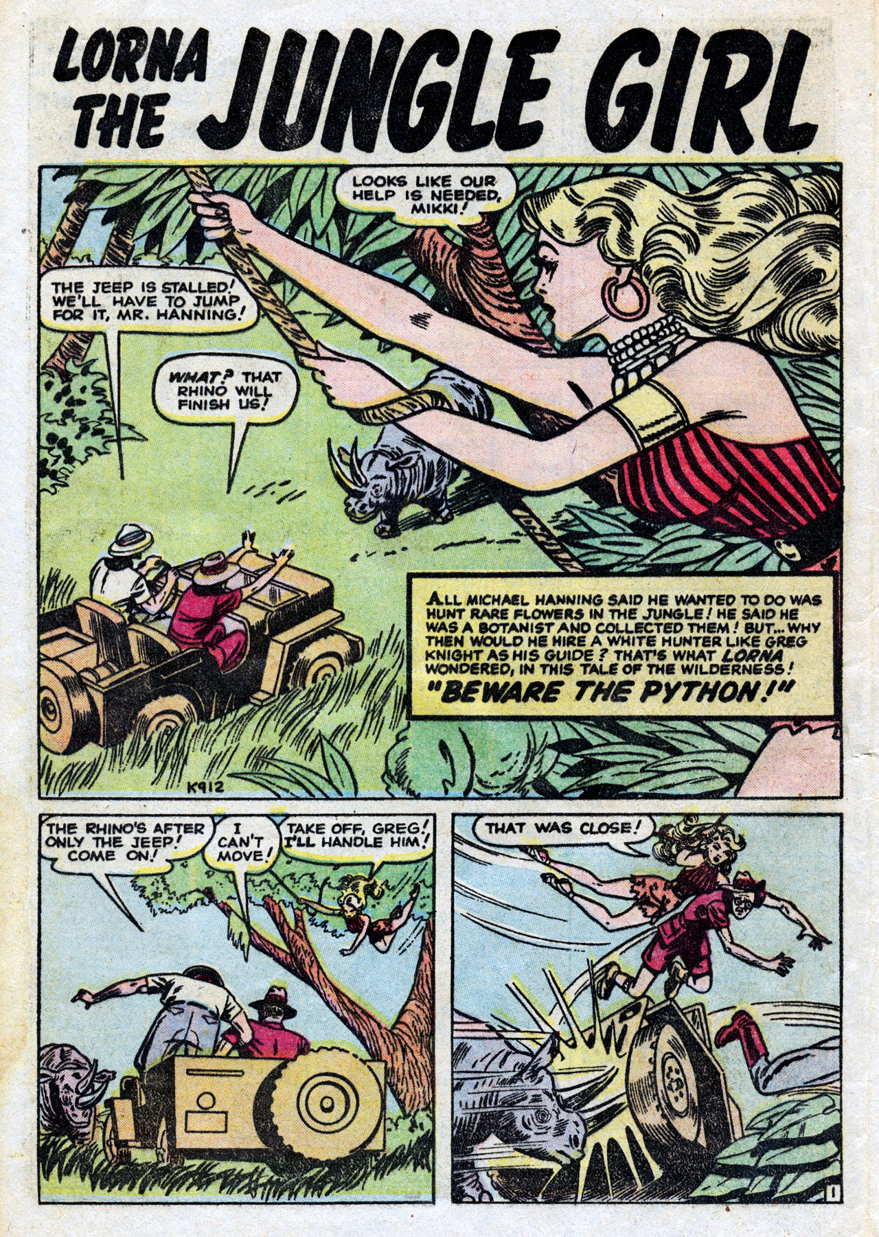 Read online Lorna, The Jungle Girl comic -  Issue #23 - 28