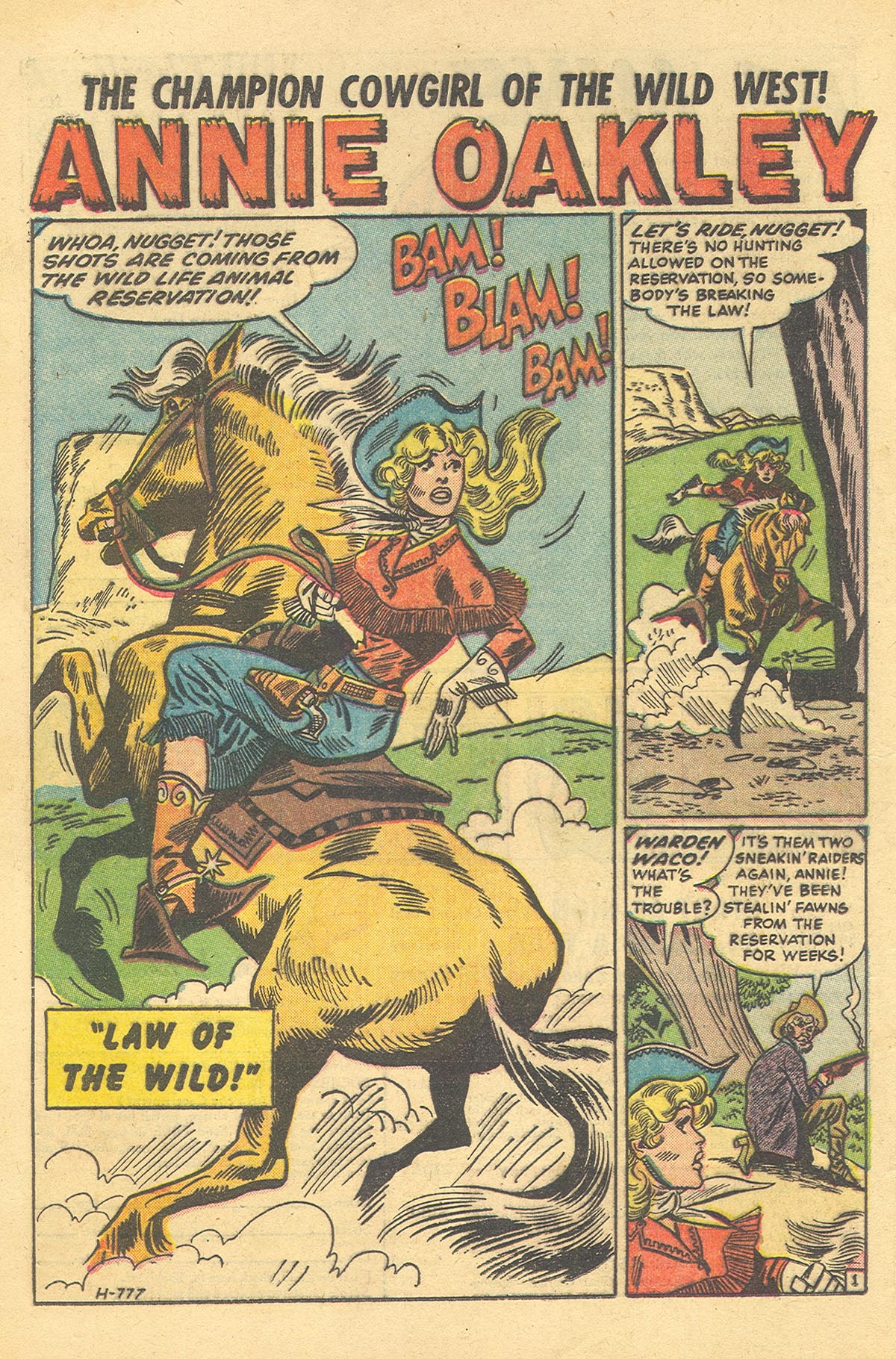 Read online Annie Oakley comic -  Issue #10 - 16