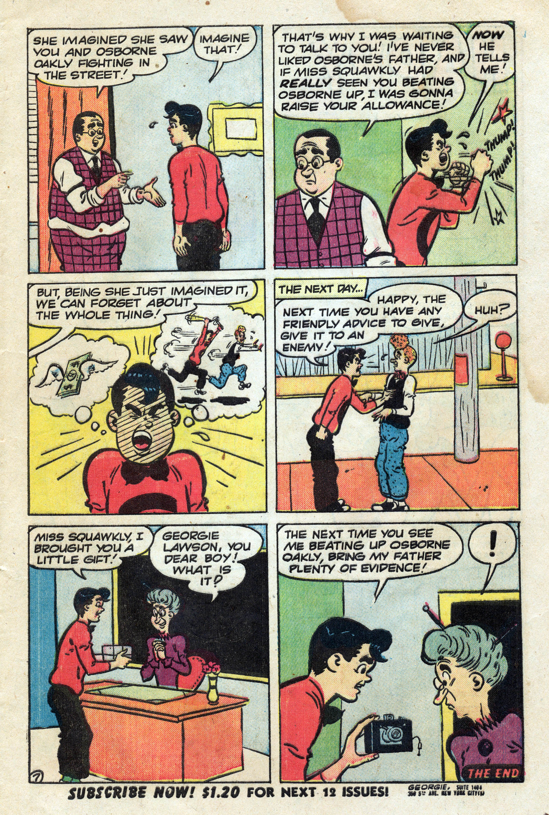 Read online Georgie Comics (1949) comic -  Issue #33 - 9