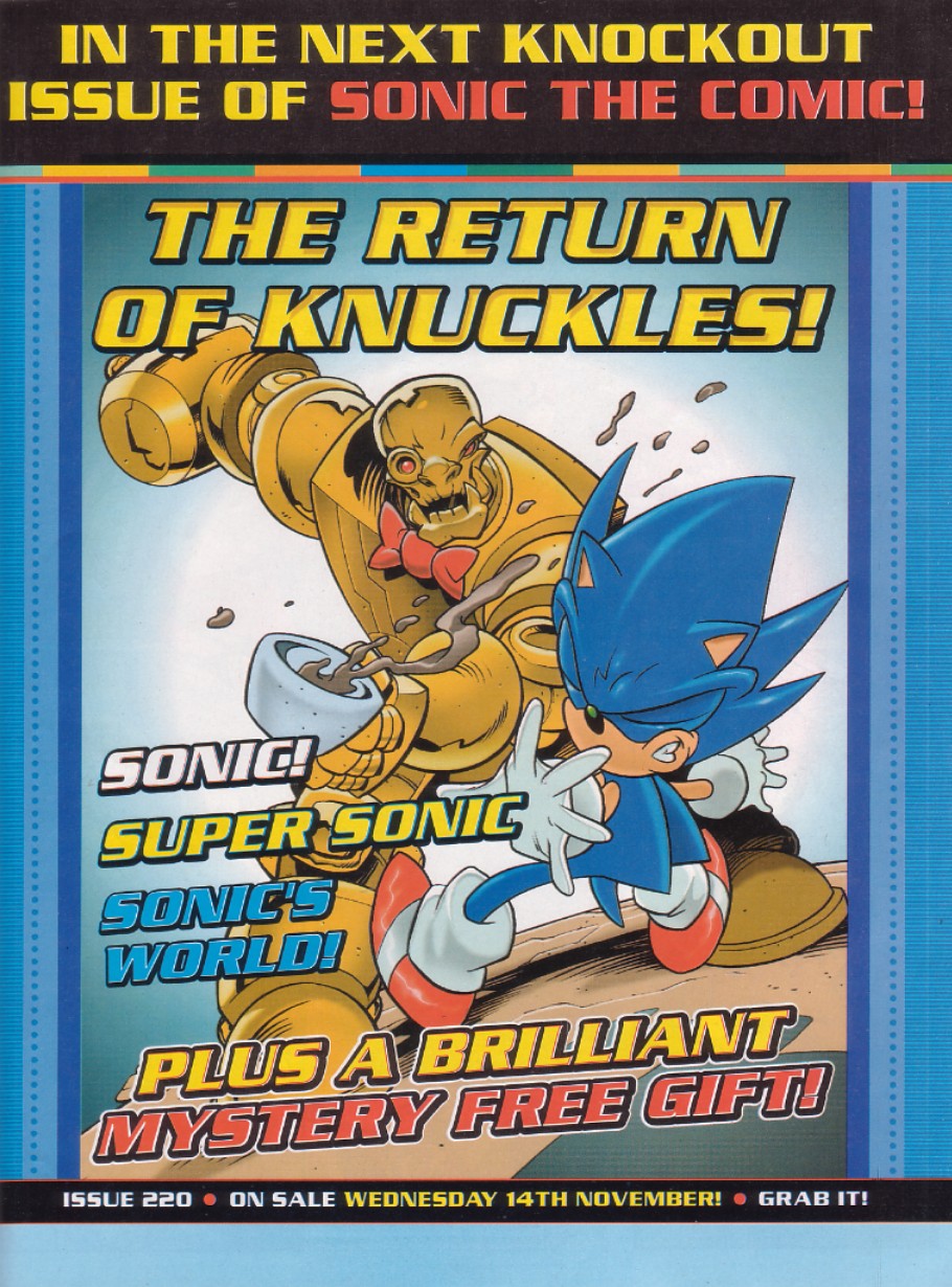Read online Sonic the Comic comic -  Issue #219 - 2