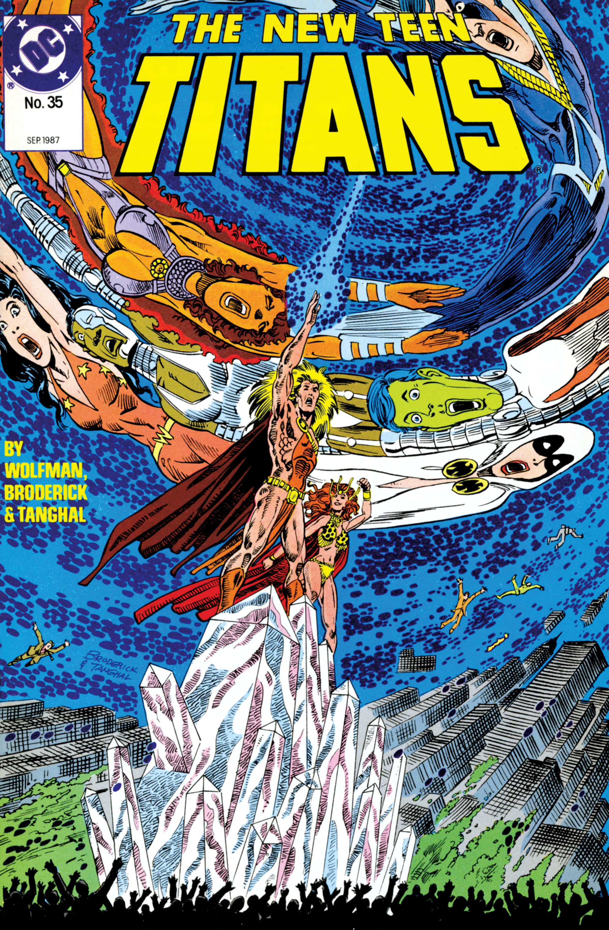 Read online The New Teen Titans (1984) comic -  Issue #35 - 1