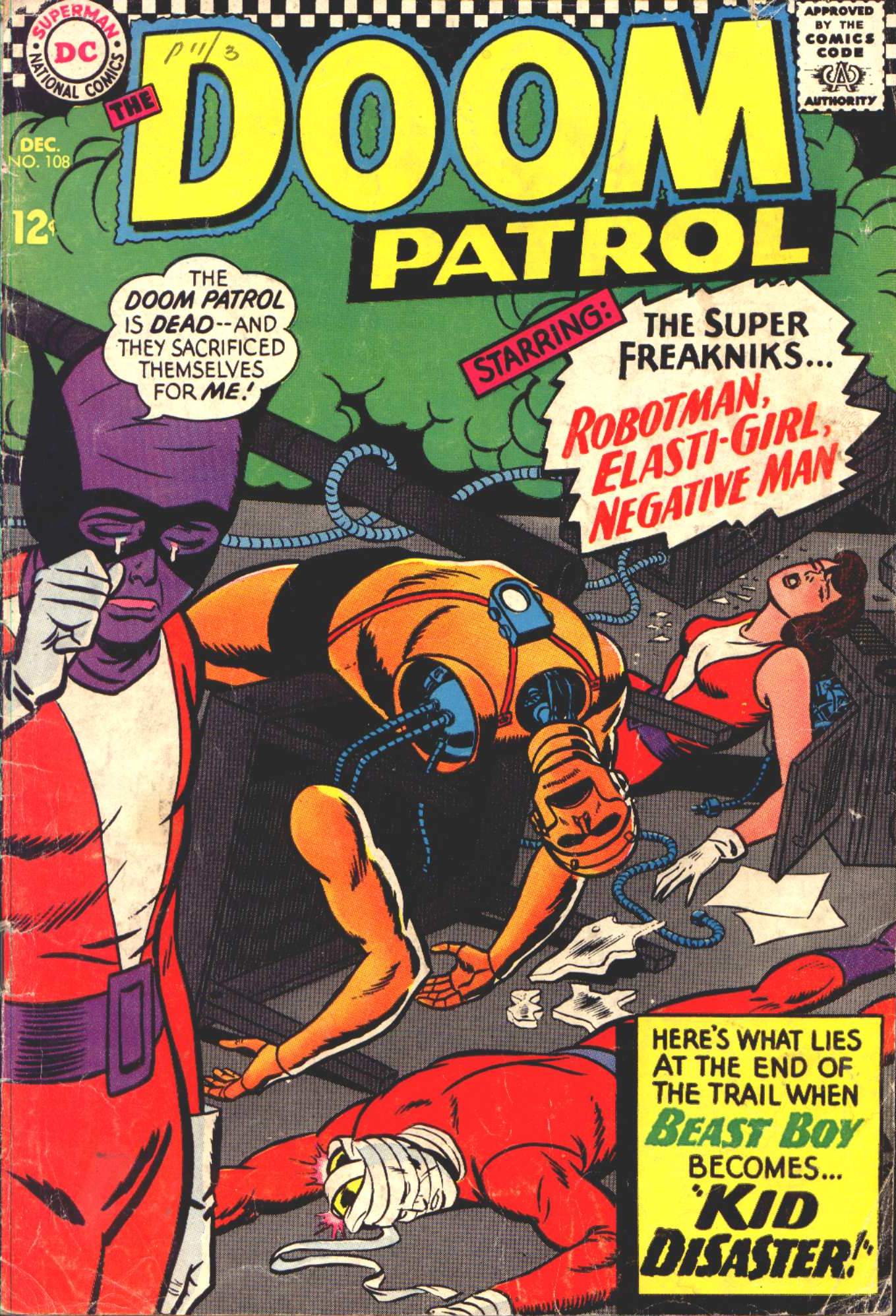 Read online Doom Patrol (1964) comic -  Issue #108 - 1