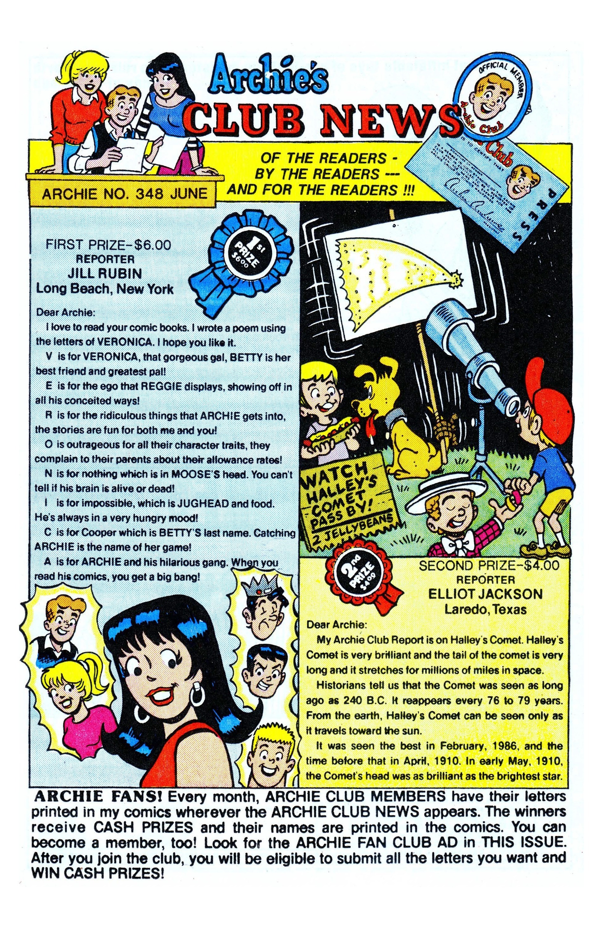 Read online Archie (1960) comic -  Issue #348 - 20