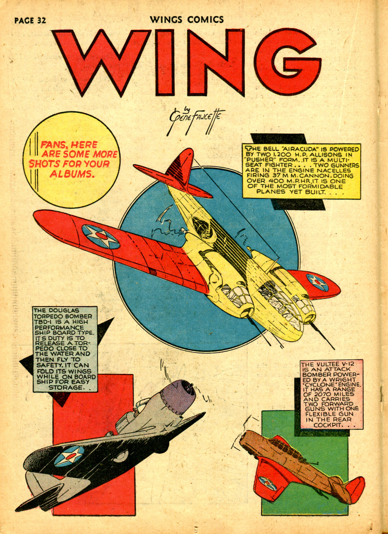 Read online Wings Comics comic -  Issue #6 - 34