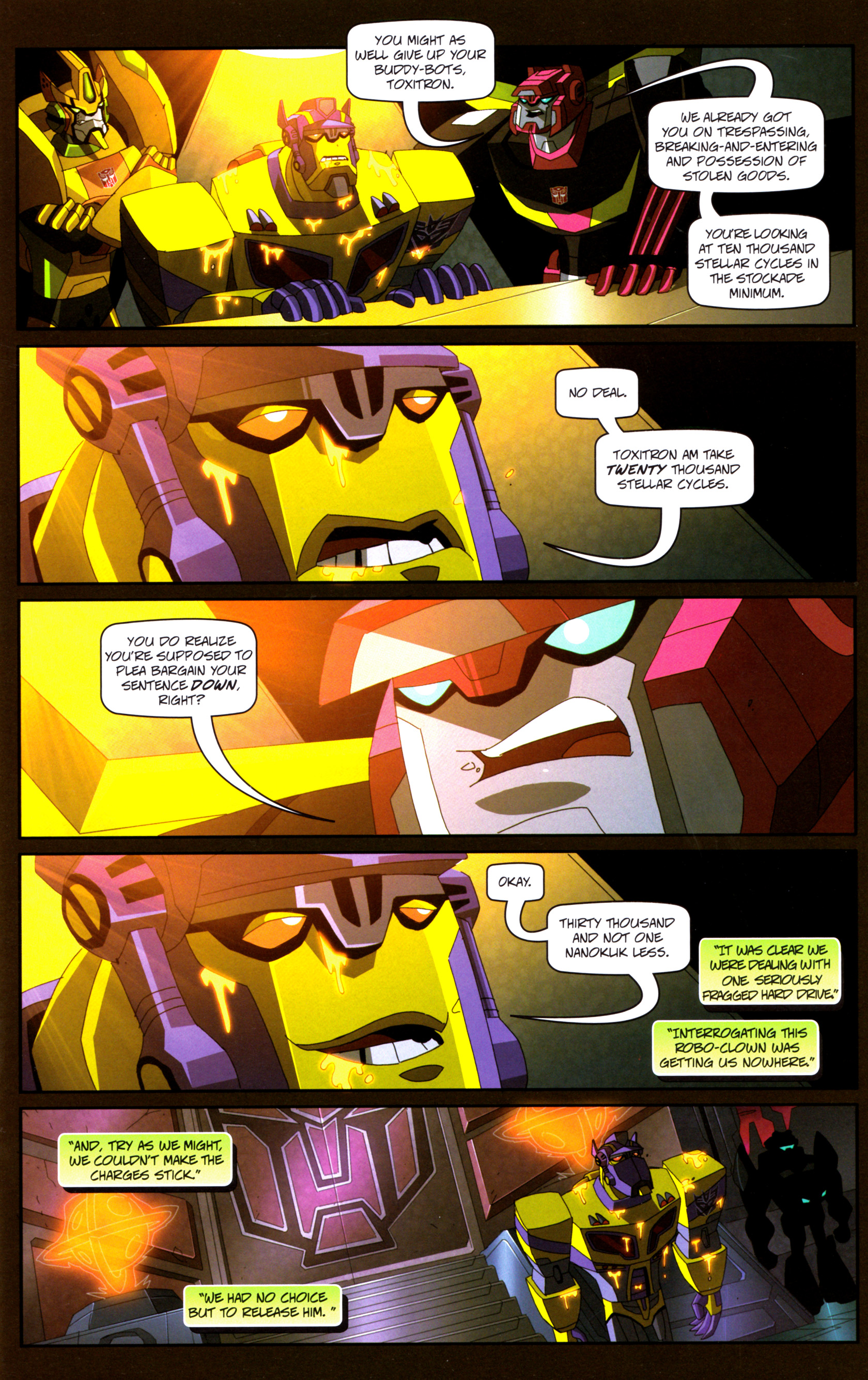 Read online Transformers: Timelines comic -  Issue #6 - 19