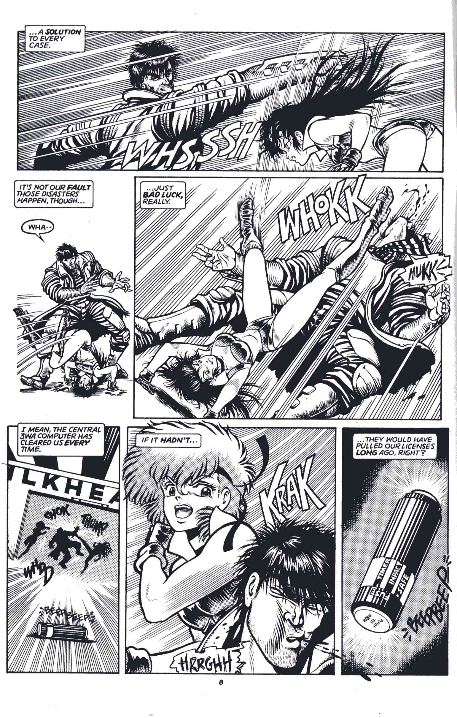 Read online Dirty Pair comic -  Issue #1 - 10