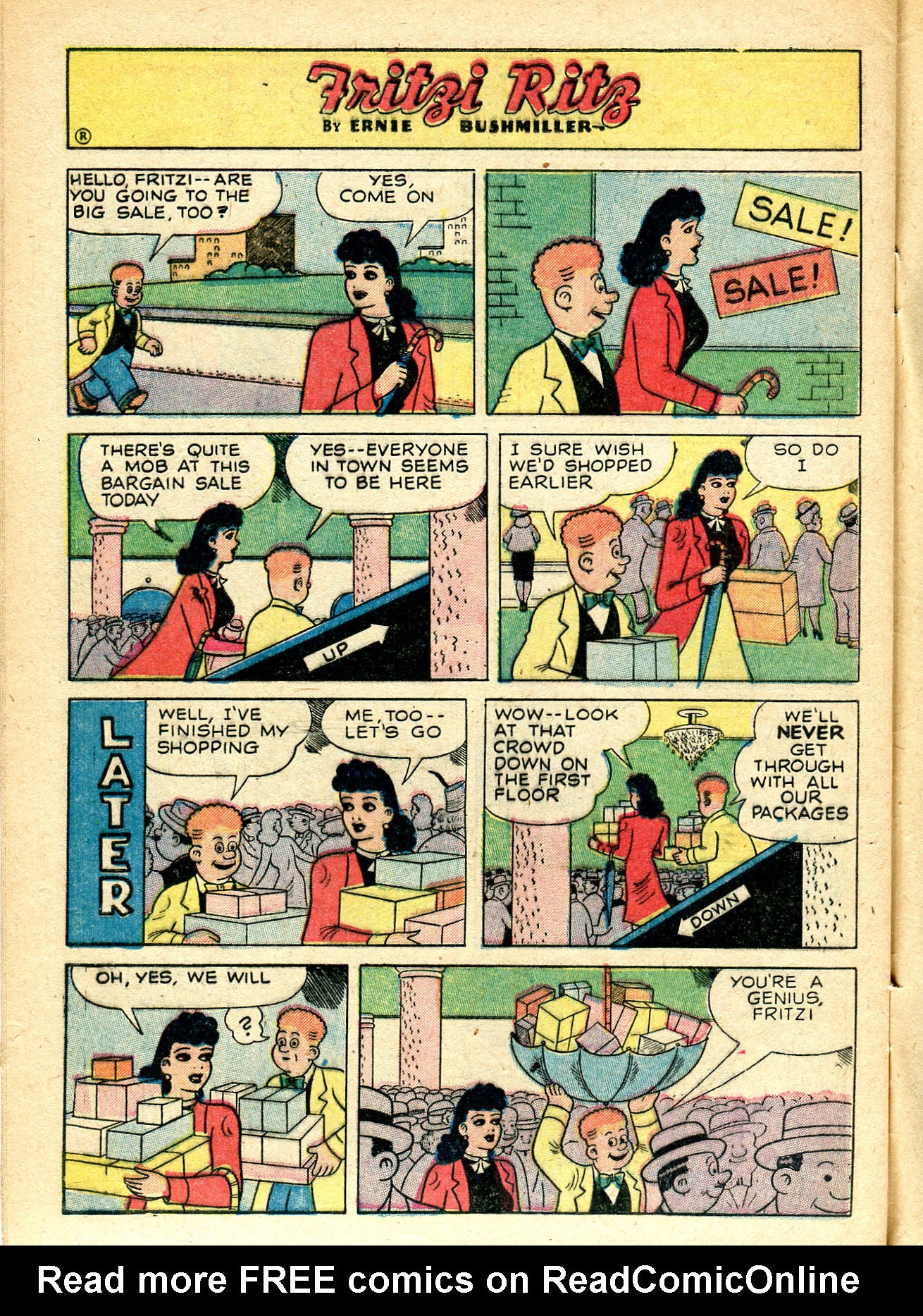 Read online Fritzi Ritz (1953) comic -  Issue #33 - 32