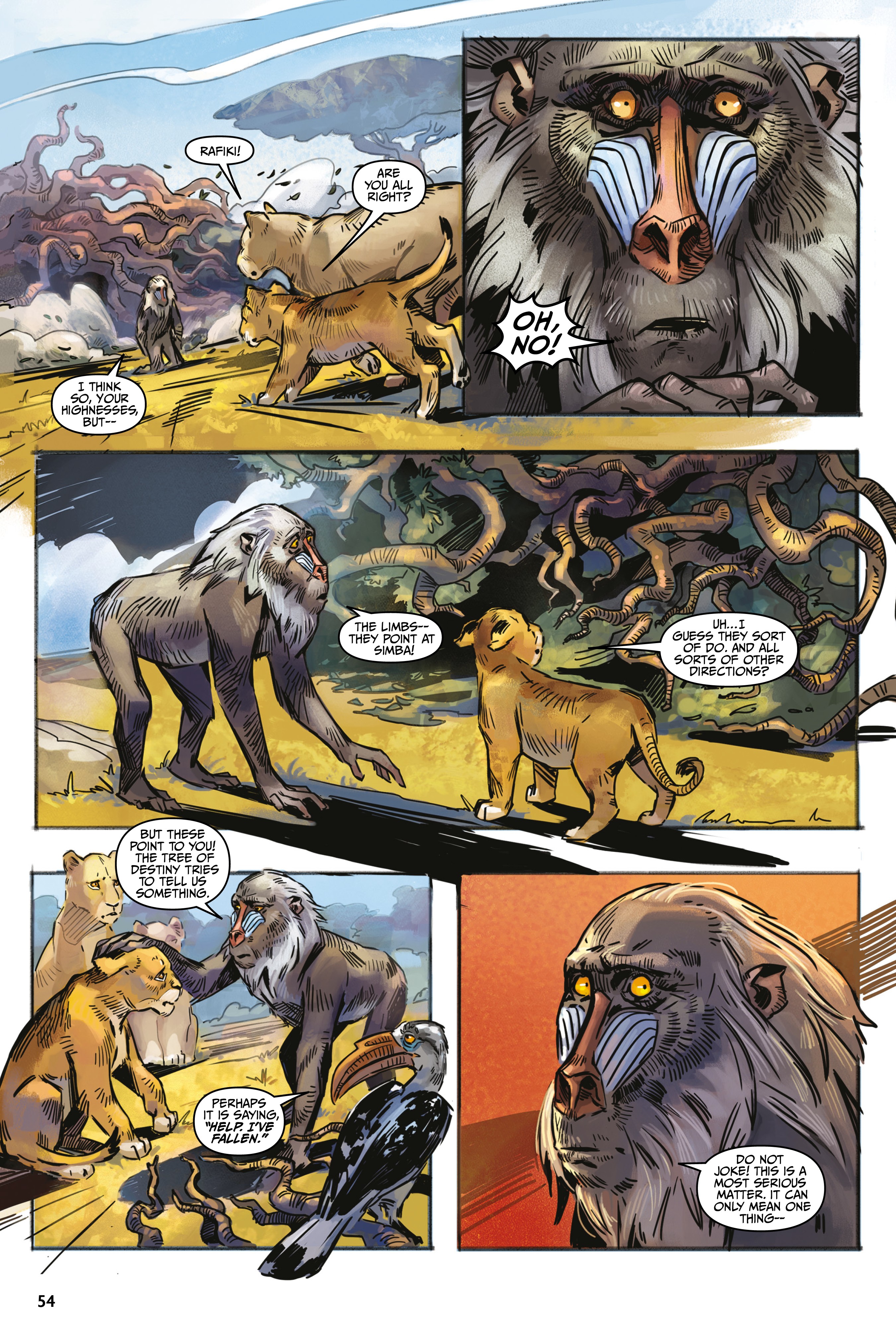 Read online Disney The Lion King: Wild Schemes and Catastrophes comic -  Issue # TPB - 55