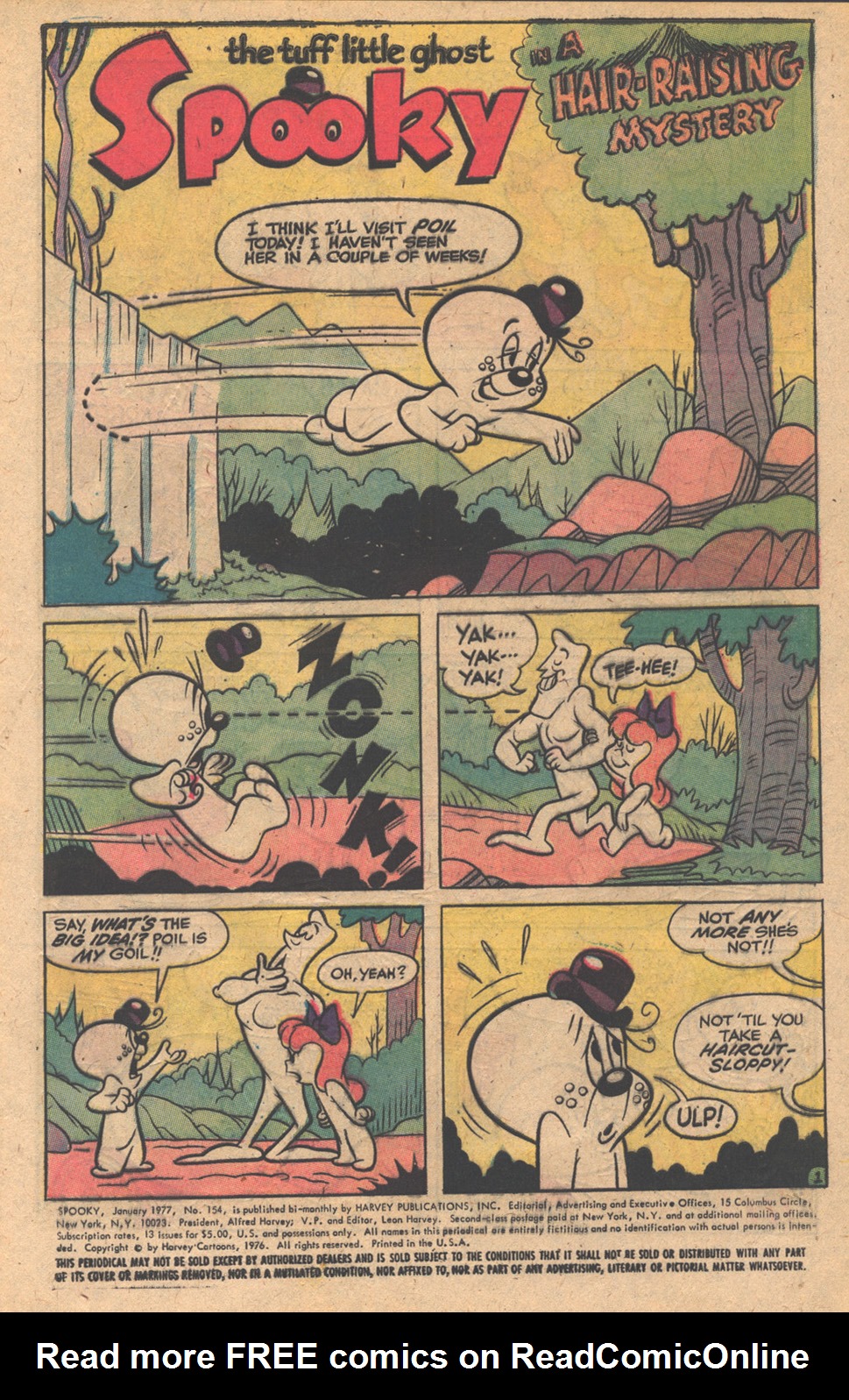 Read online Spooky comic -  Issue #154 - 5