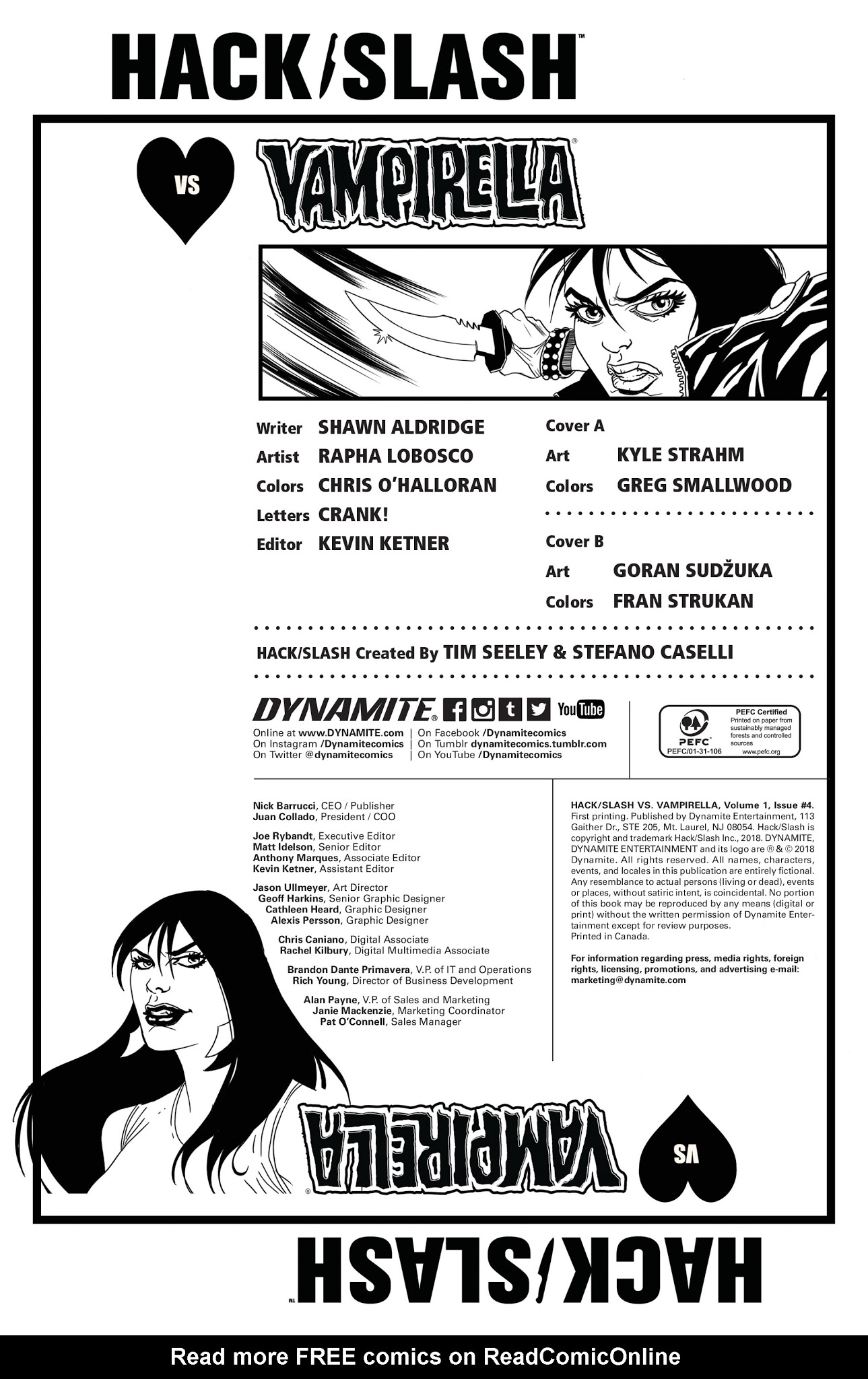 Read online Hack/Slash vs. Vampirella comic -  Issue #4 - 3