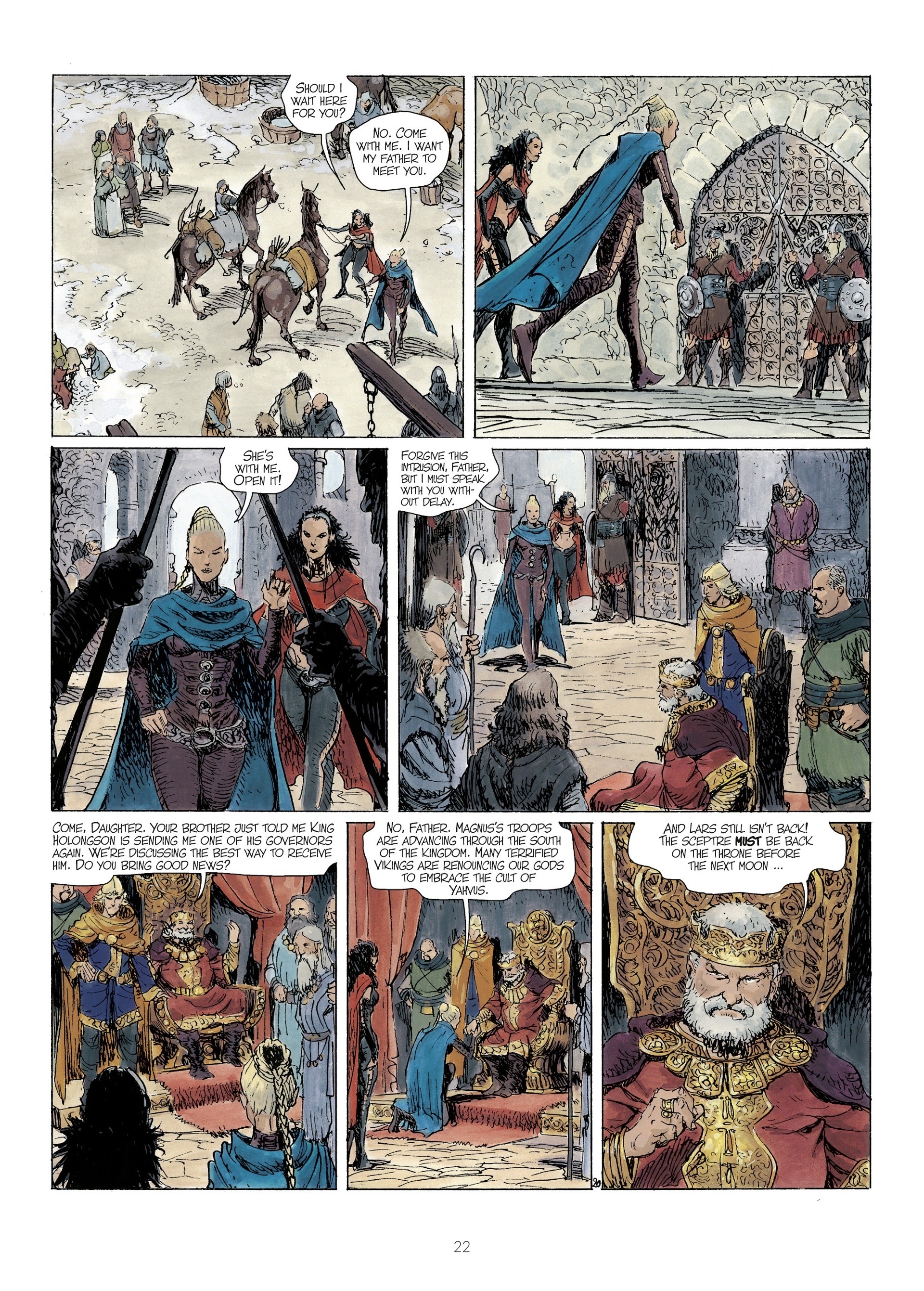 Read online The World of Thorgal: Kriss of Valnor: Worthy of a Queen comic -  Issue # Full - 24