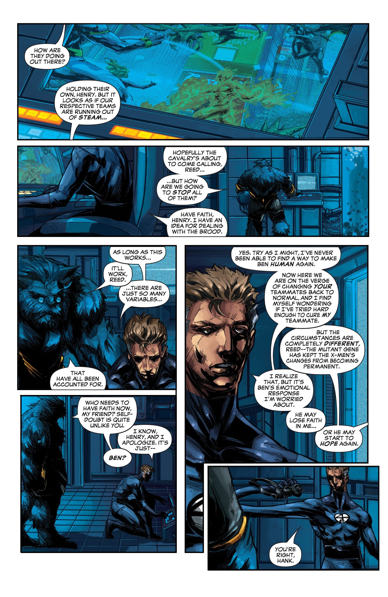 Read online X-Men/Fantastic Four comic -  Issue #5 - 8