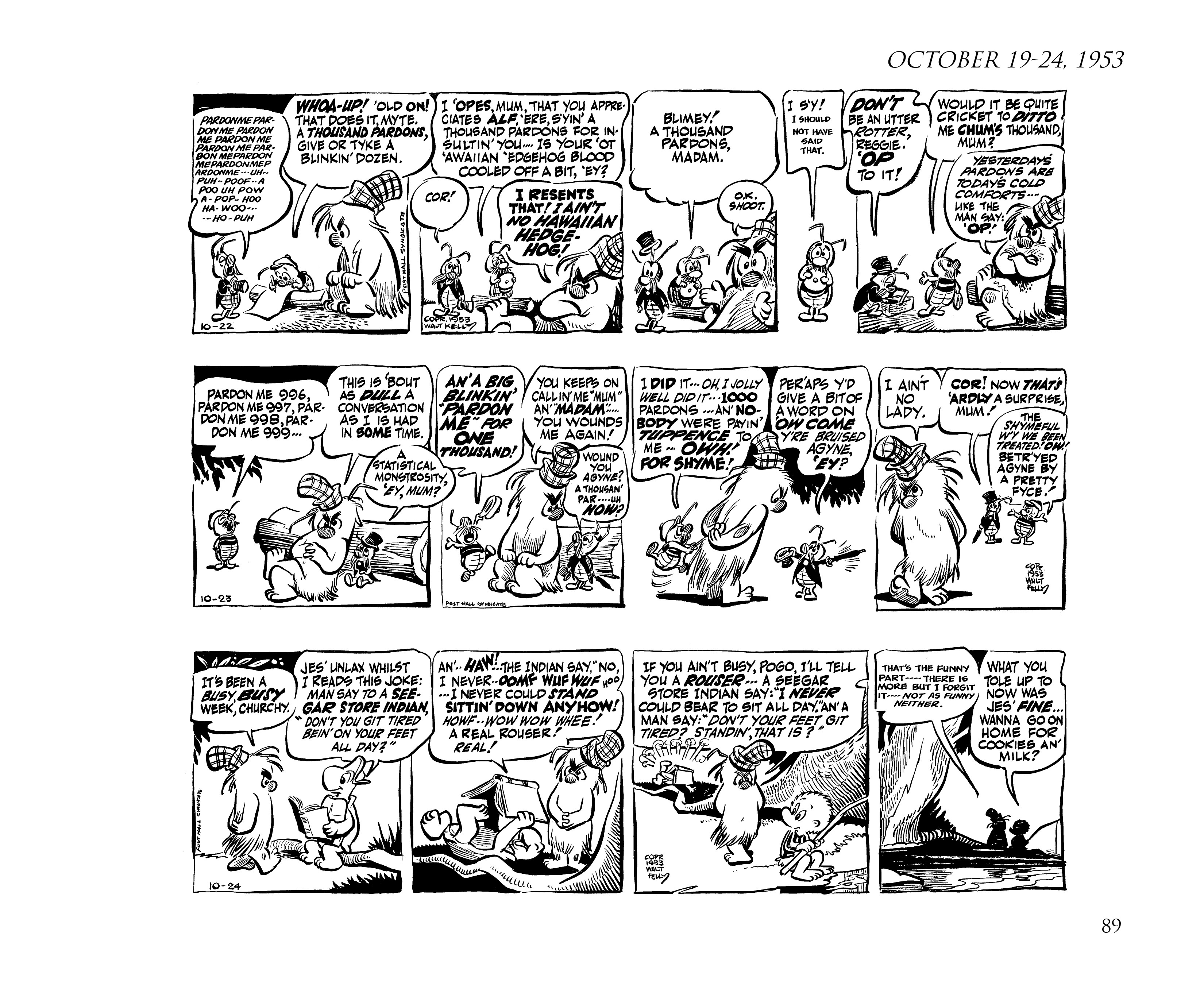 Read online Pogo by Walt Kelly: The Complete Syndicated Comic Strips comic -  Issue # TPB 3 (Part 2) - 1