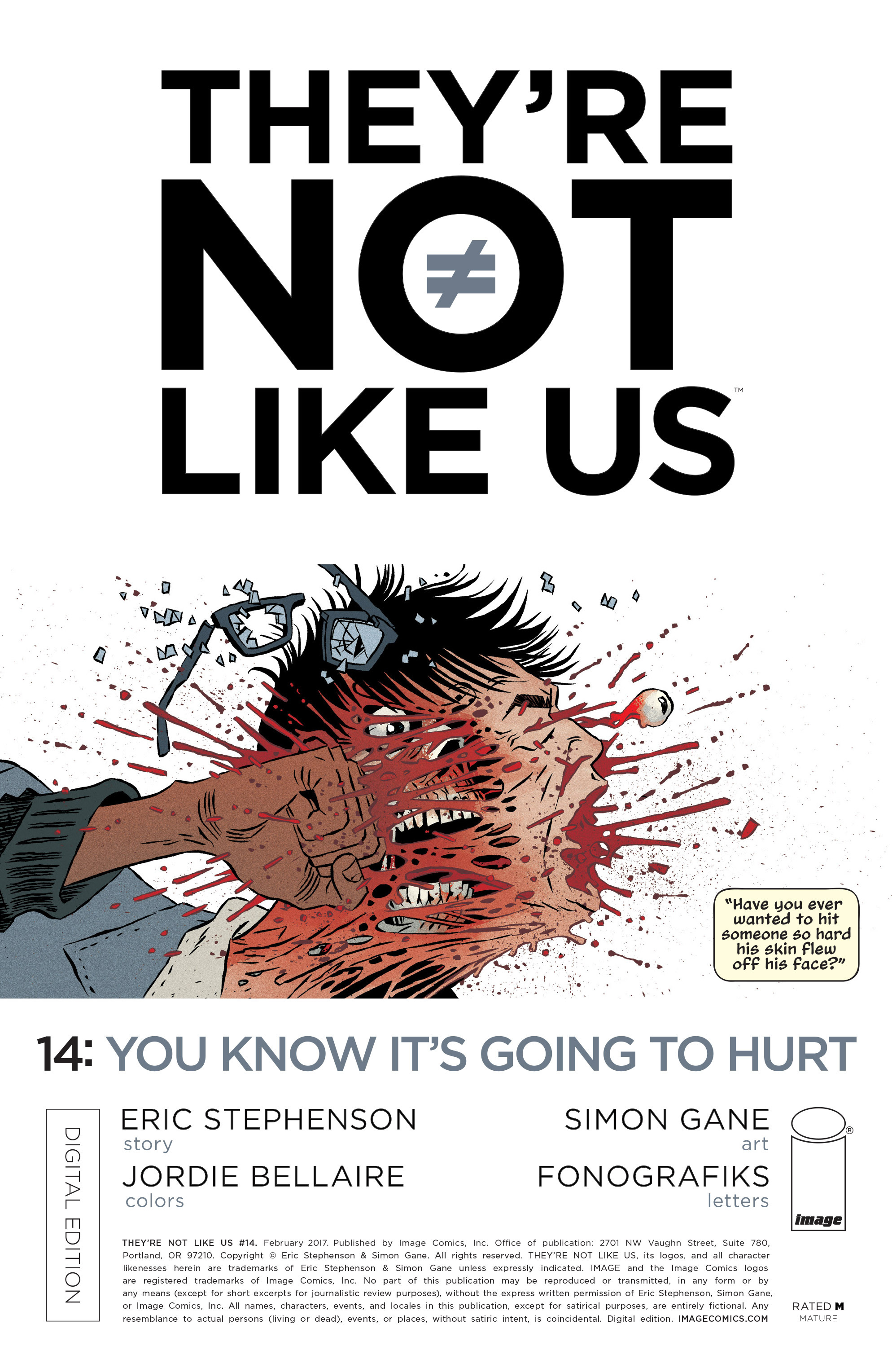 Read online They're Not Like Us comic -  Issue #14 - 1