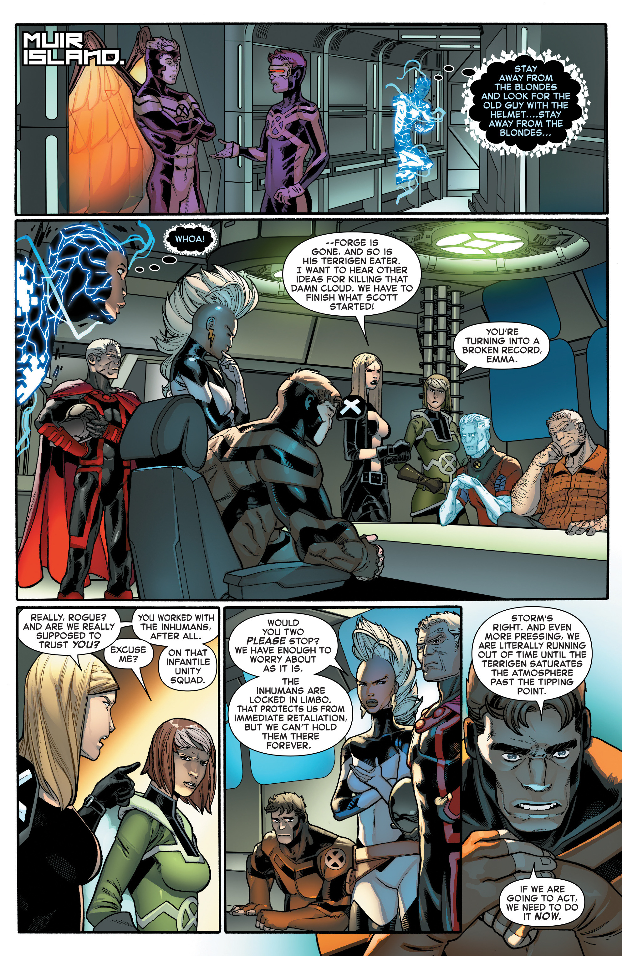 Read online Inhumans Vs. X-Men comic -  Issue #4 - 9