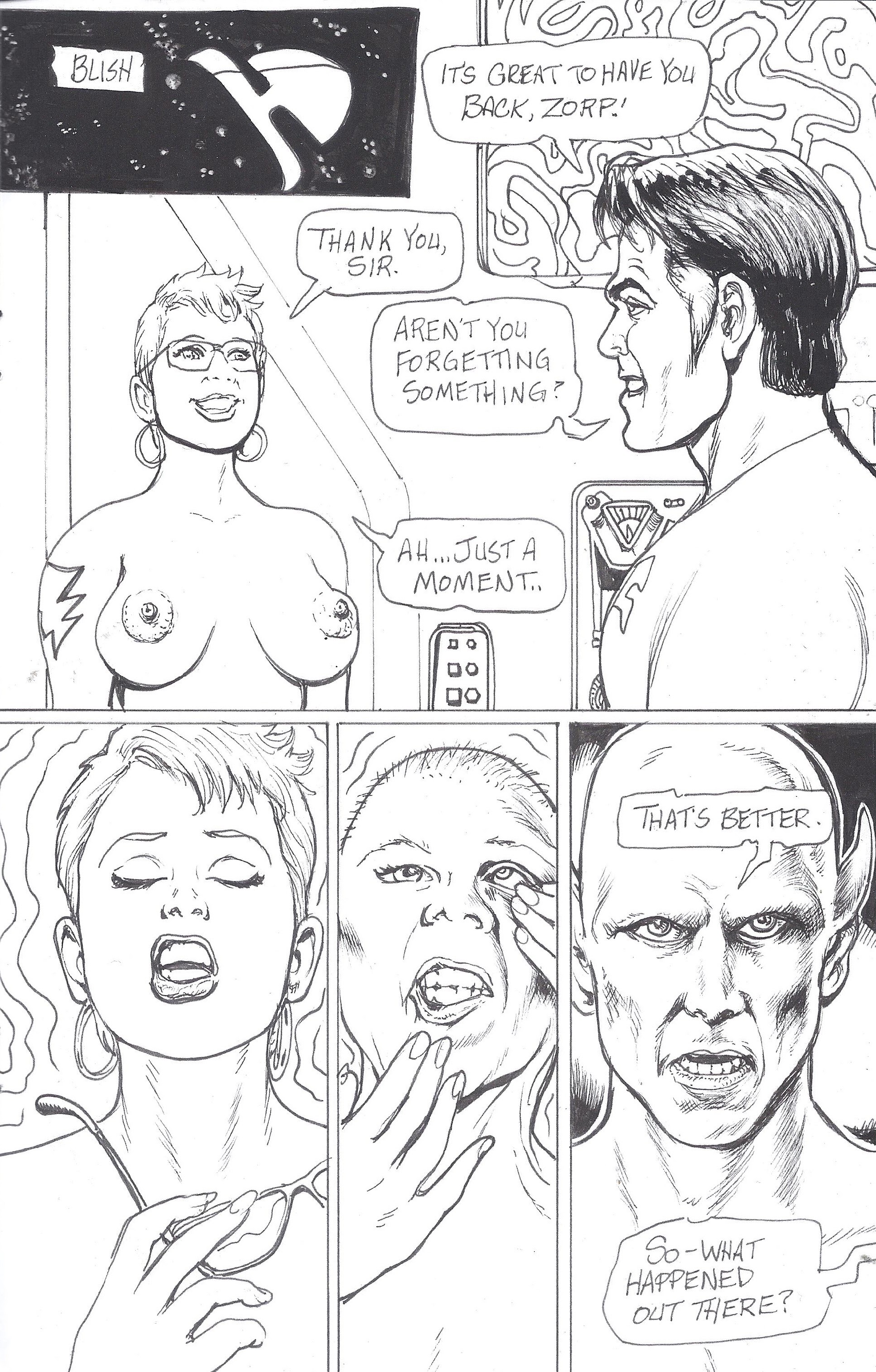 Read online Cavewoman: Starship Blish comic -  Issue #1 - 25