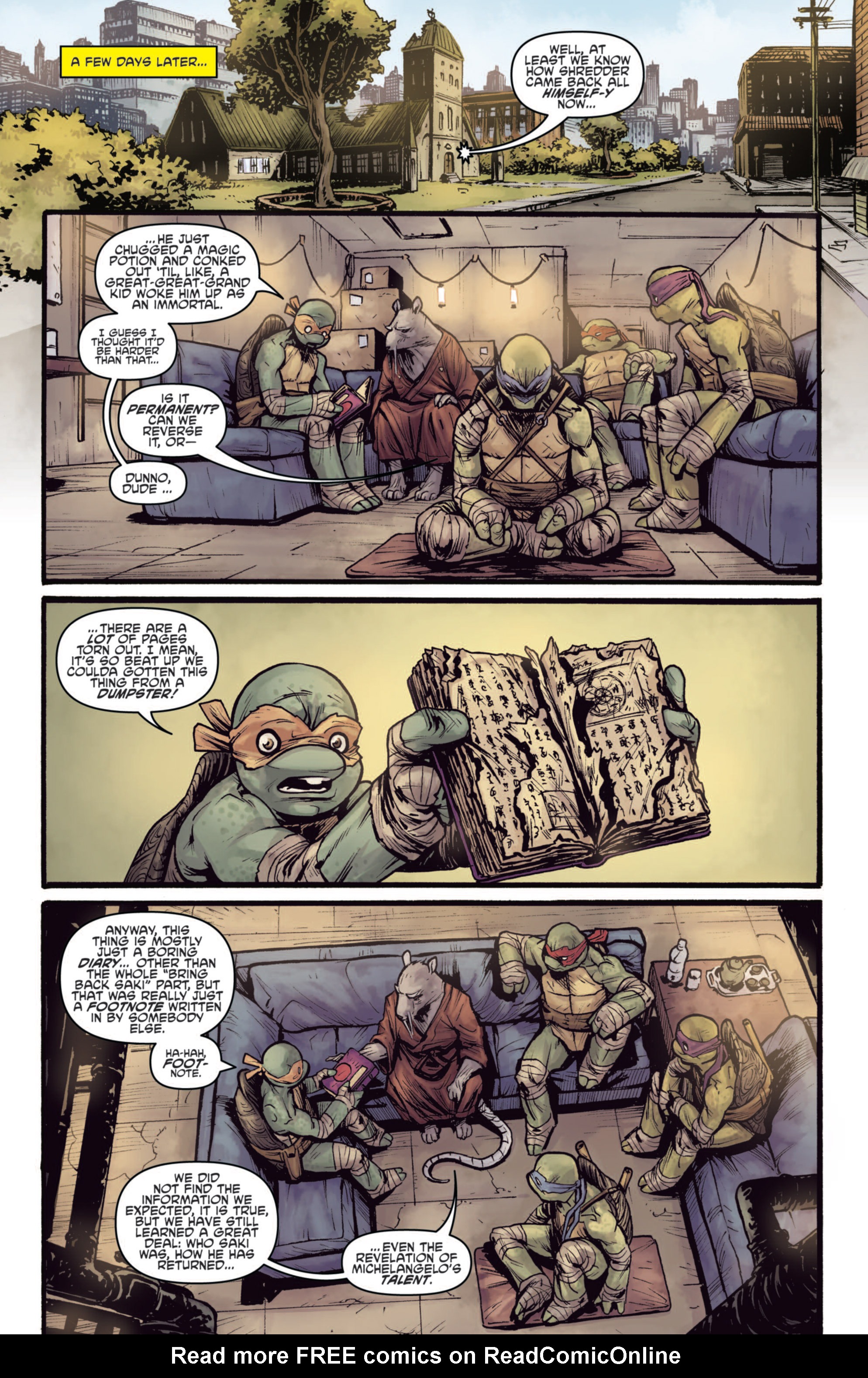 Read online Teenage Mutant Ninja Turtles: The Secret History of the Foot Clan comic -  Issue #4 - 17