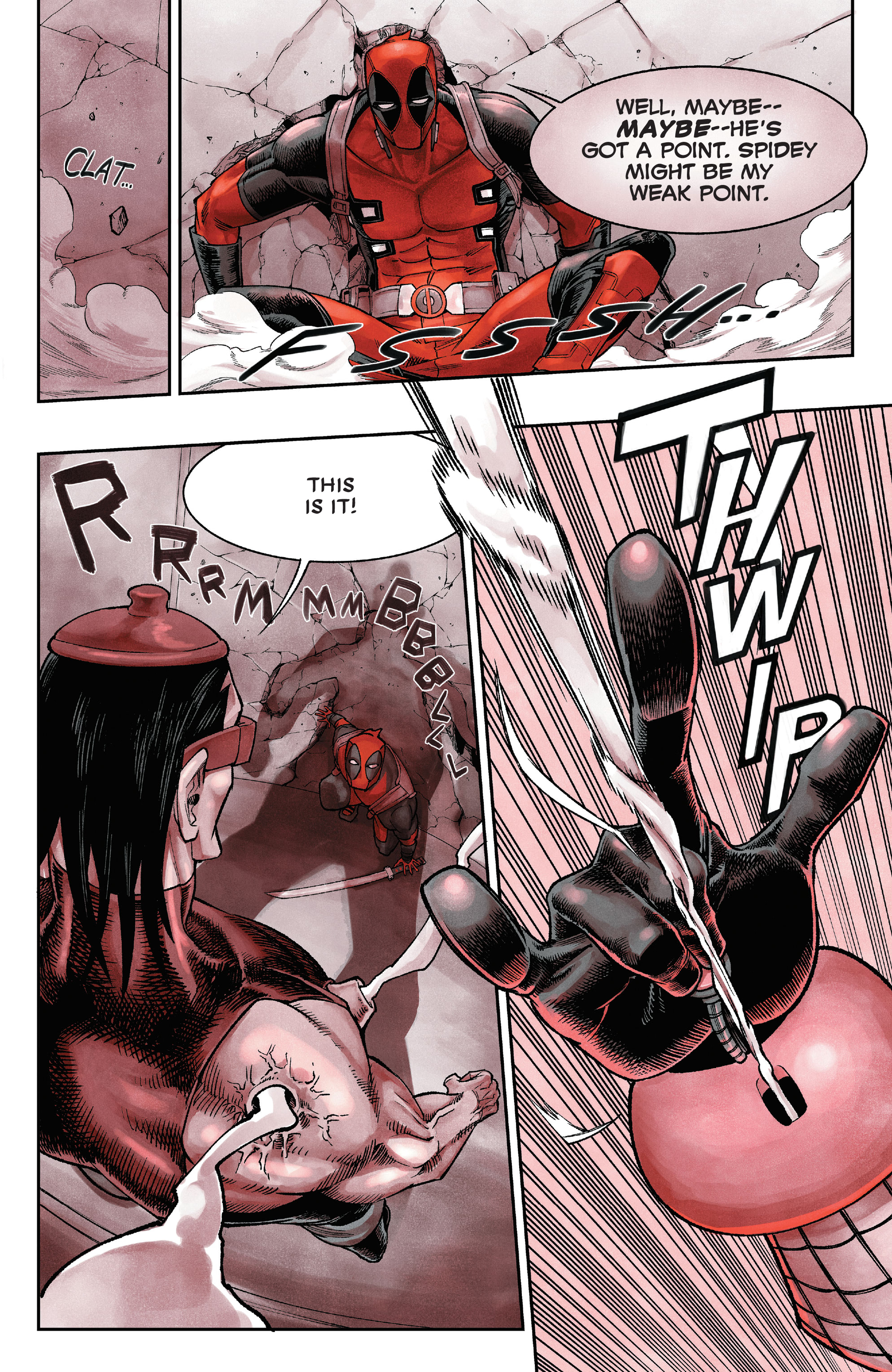 Read online Deadpool: Black, White & Blood comic -  Issue #4 - 17