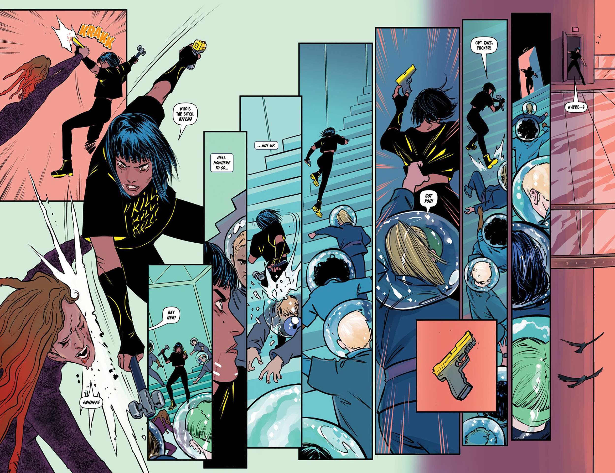 Read online Bylines in Blood comic -  Issue #4 - 18