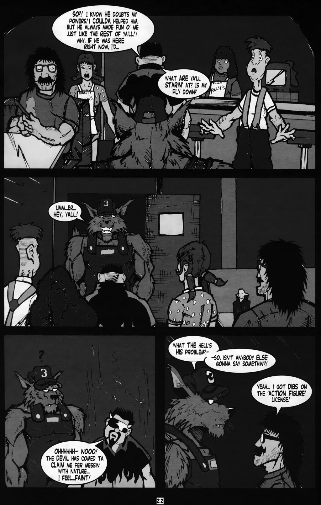 Read online Bubba the Redneck Werewolf comic -  Issue #3 - 24