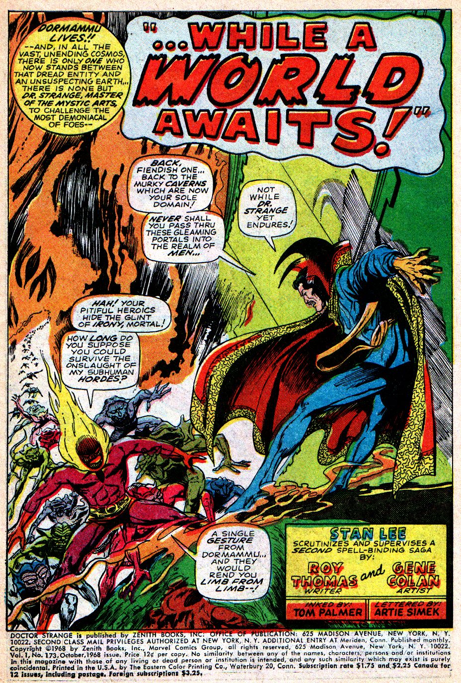 Read online Marvel Masterworks: Doctor Strange comic -  Issue # TPB 3 - 87