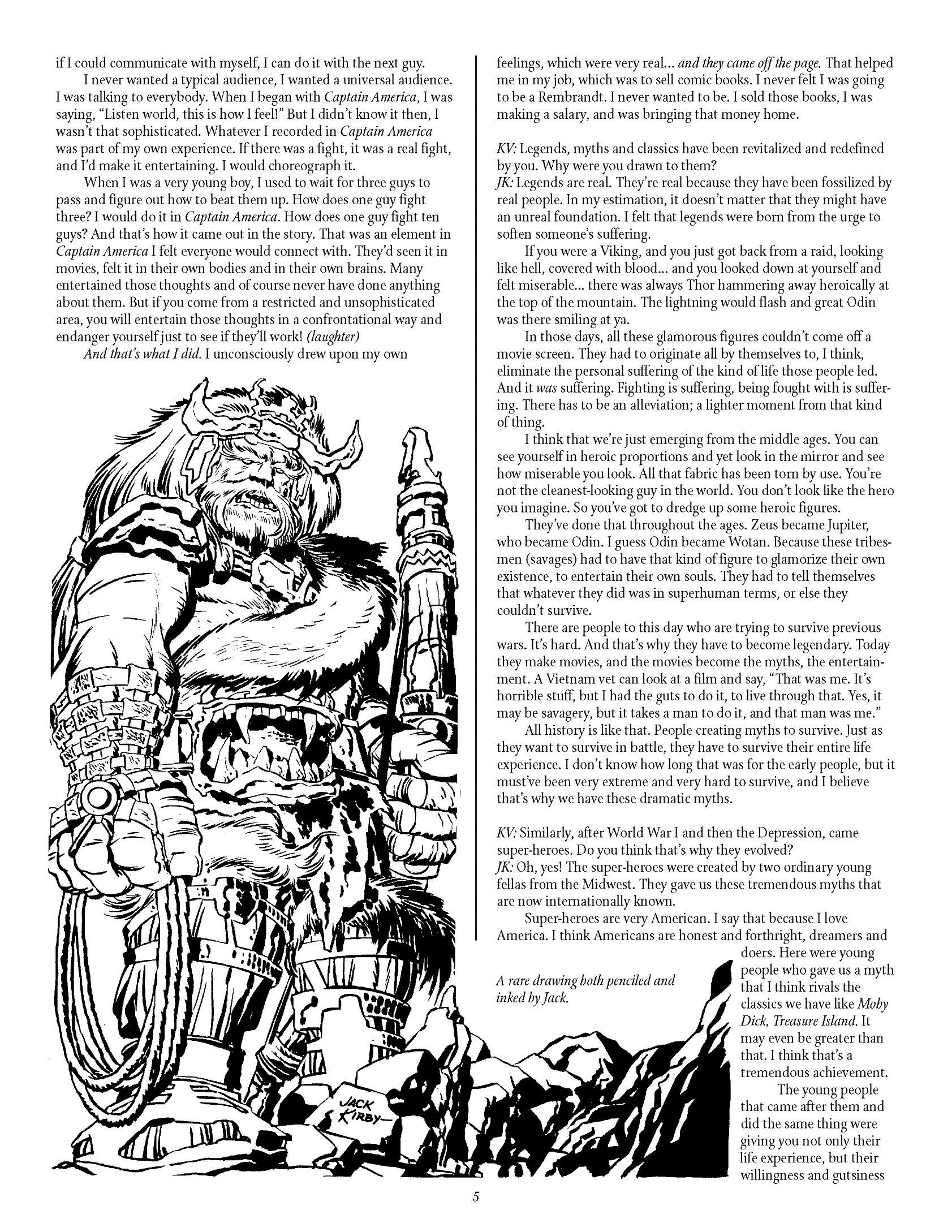 Read online The Jack Kirby Collector comic -  Issue #7 - 5