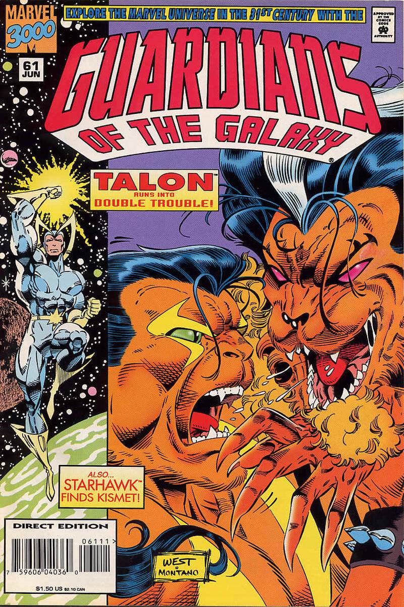 Read online Guardians of the Galaxy (1990) comic -  Issue #61 - 1