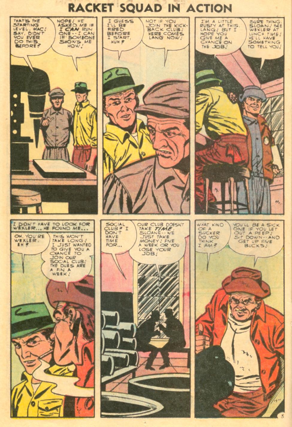 Read online Racket Squad in Action comic -  Issue #19 - 12