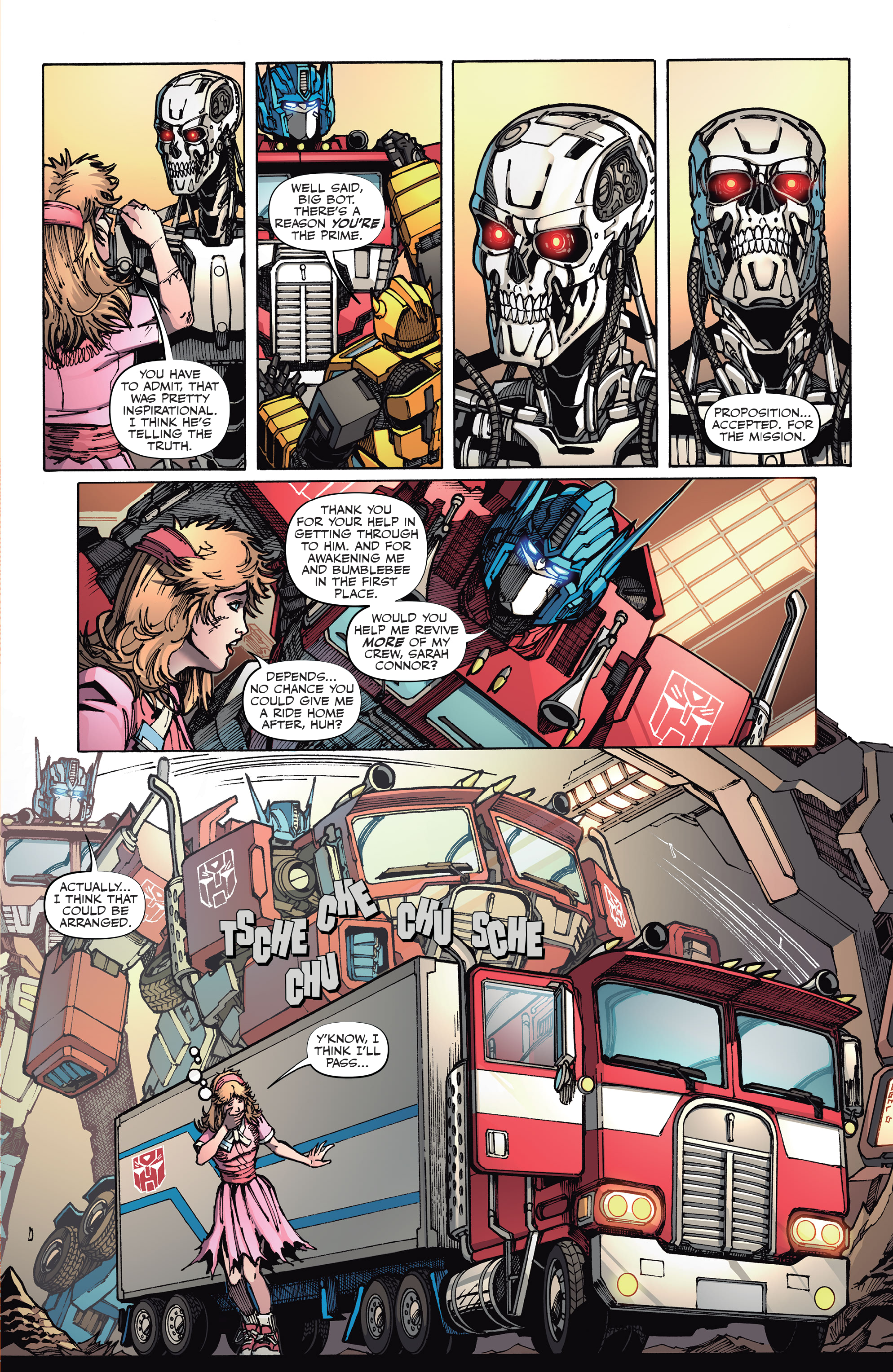 Read online Transformers vs. the Terminator comic -  Issue #2 - 19