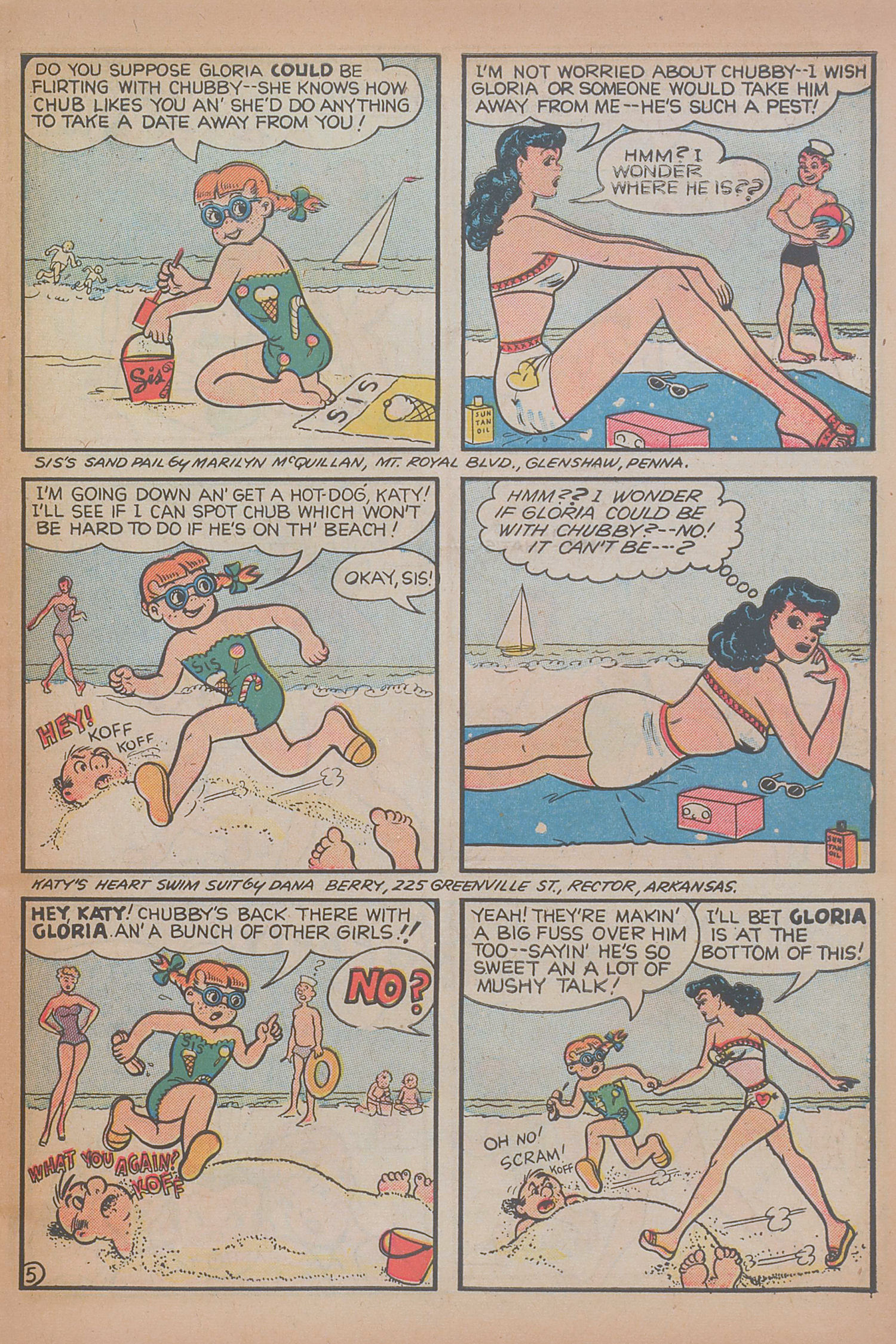 Read online Katy Keene (1949) comic -  Issue #8 - 7