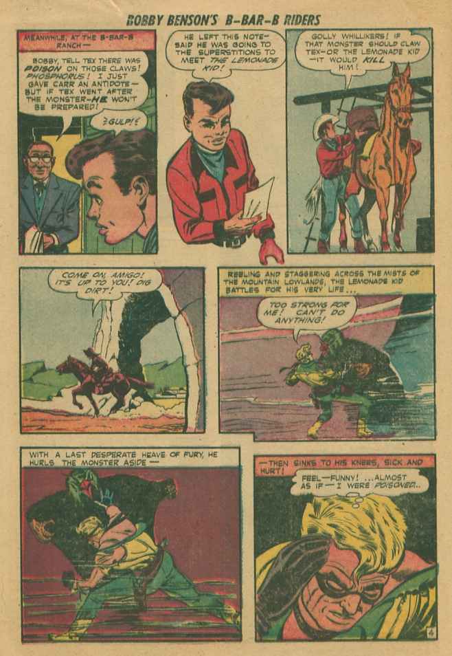 Read online Bobby Benson's B-Bar-B Riders comic -  Issue #13 - 6