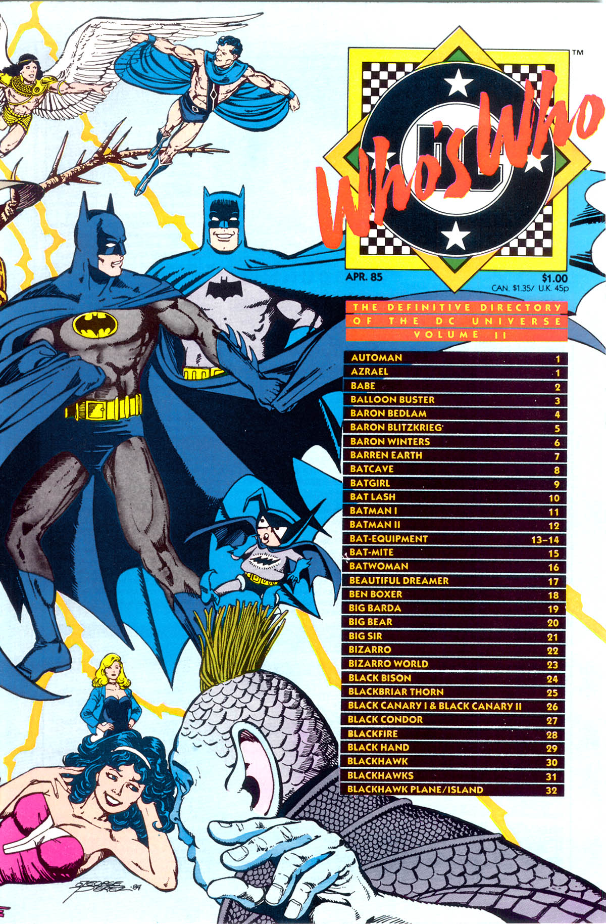 Read online Who's Who: The Definitive Directory of the DC Universe comic -  Issue #2 - 2