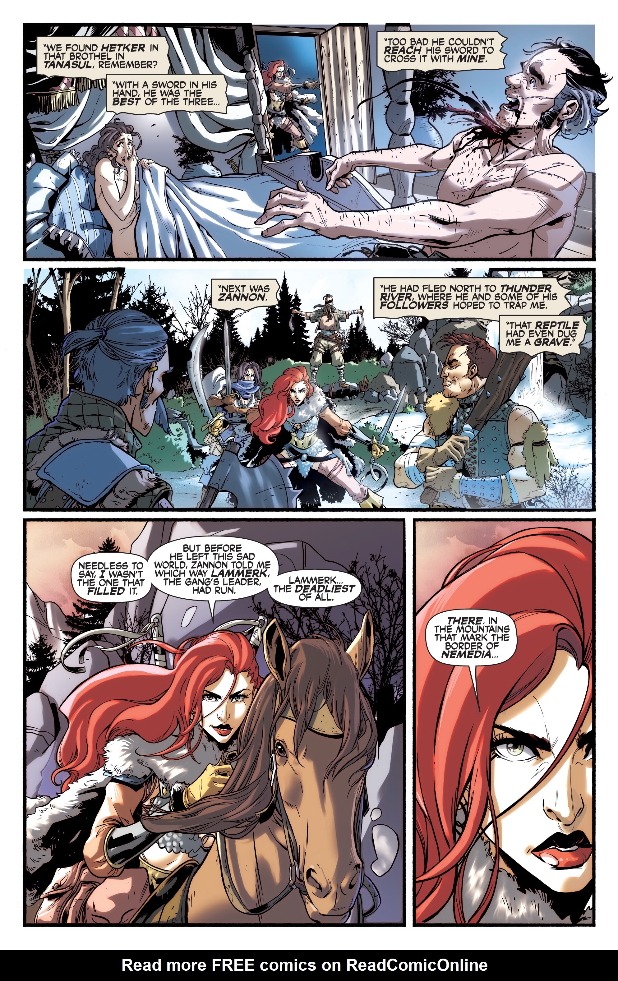 Read online Red Sonja (2019) comic -  Issue # _Holiday Special 2021 - 16