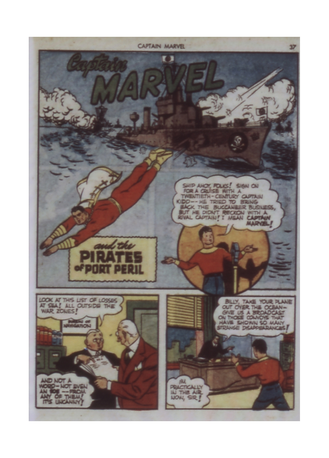 Read online Captain Marvel Adventures comic -  Issue #7 - 37