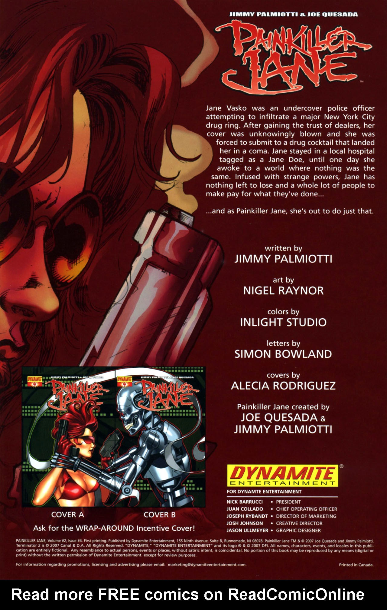 Read online Painkiller Jane (2007) comic -  Issue #4 - 4