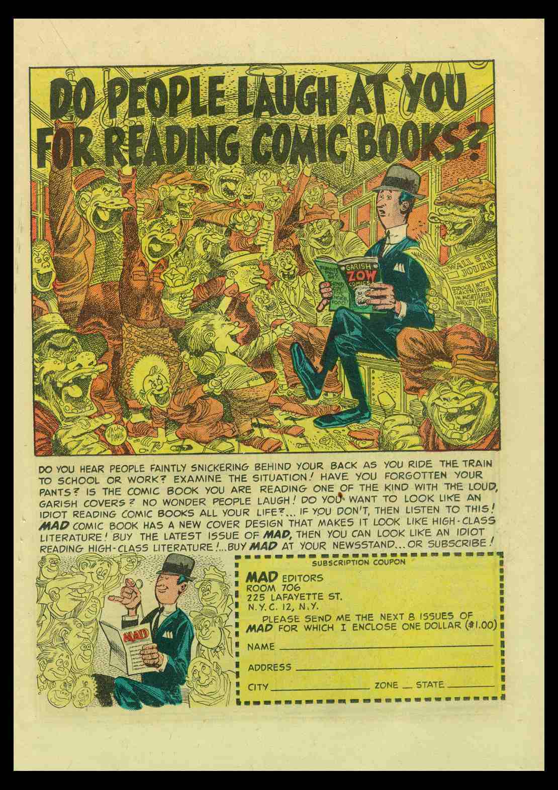 Read online MAD comic -  Issue #12 - 19