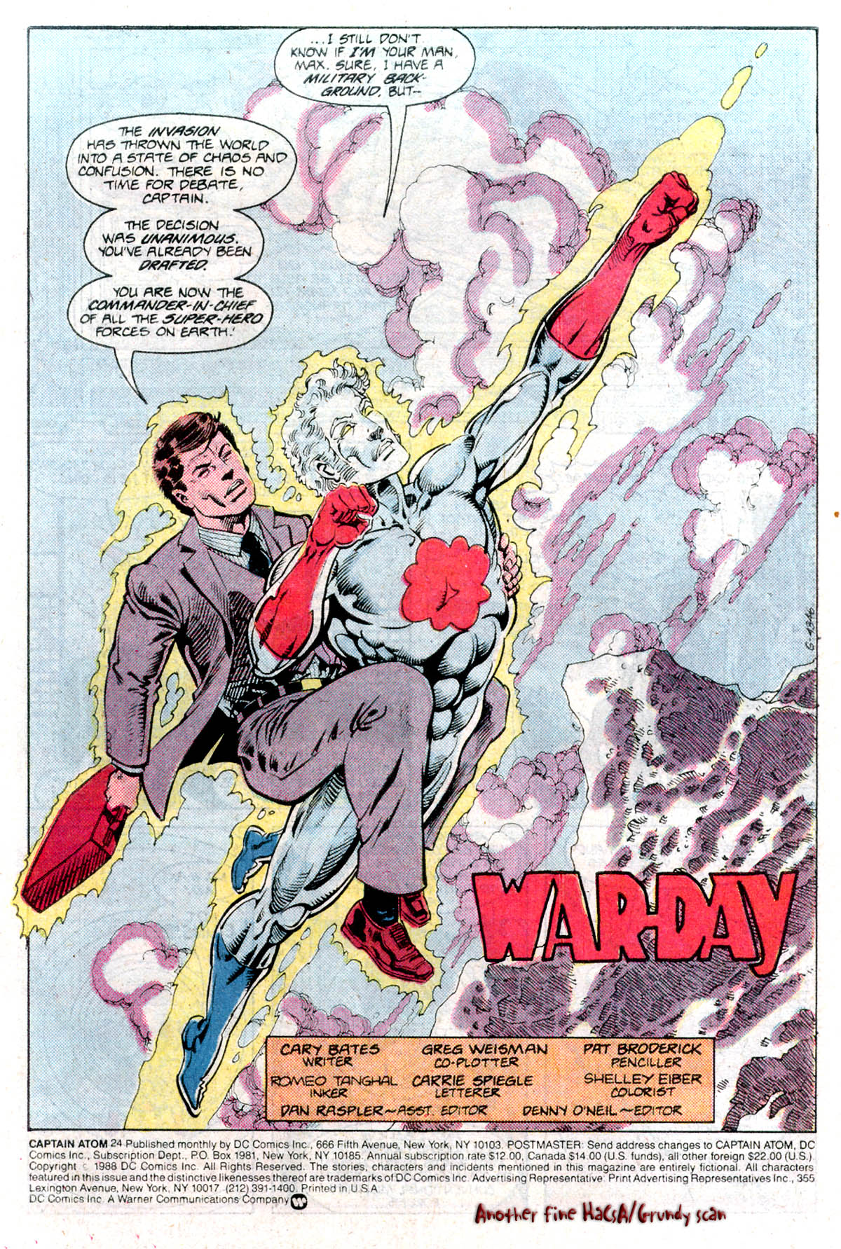 Read online Captain Atom (1987) comic -  Issue #24 - 2