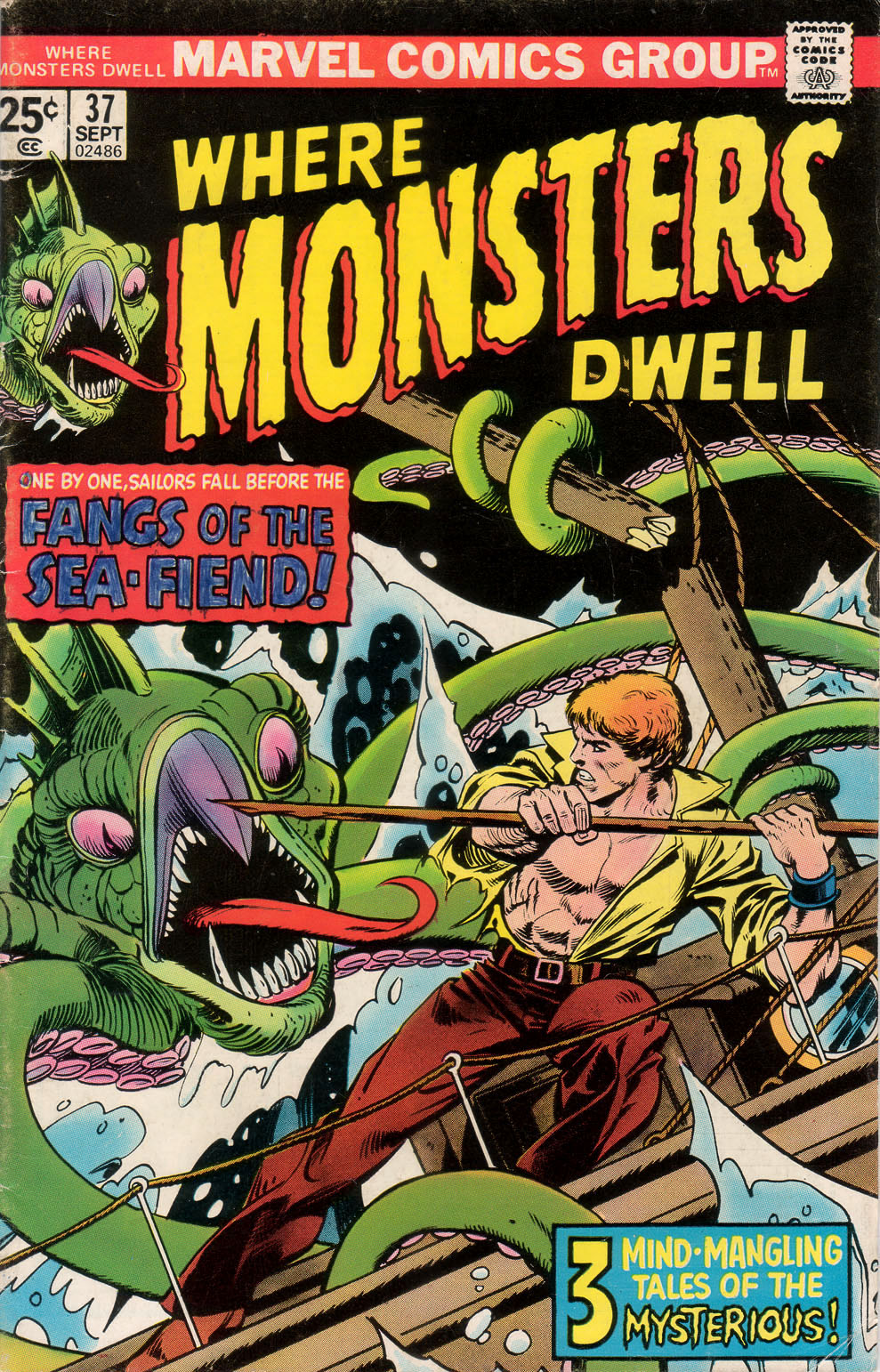 Read online Where Monsters Dwell (1970) comic -  Issue #37 - 1