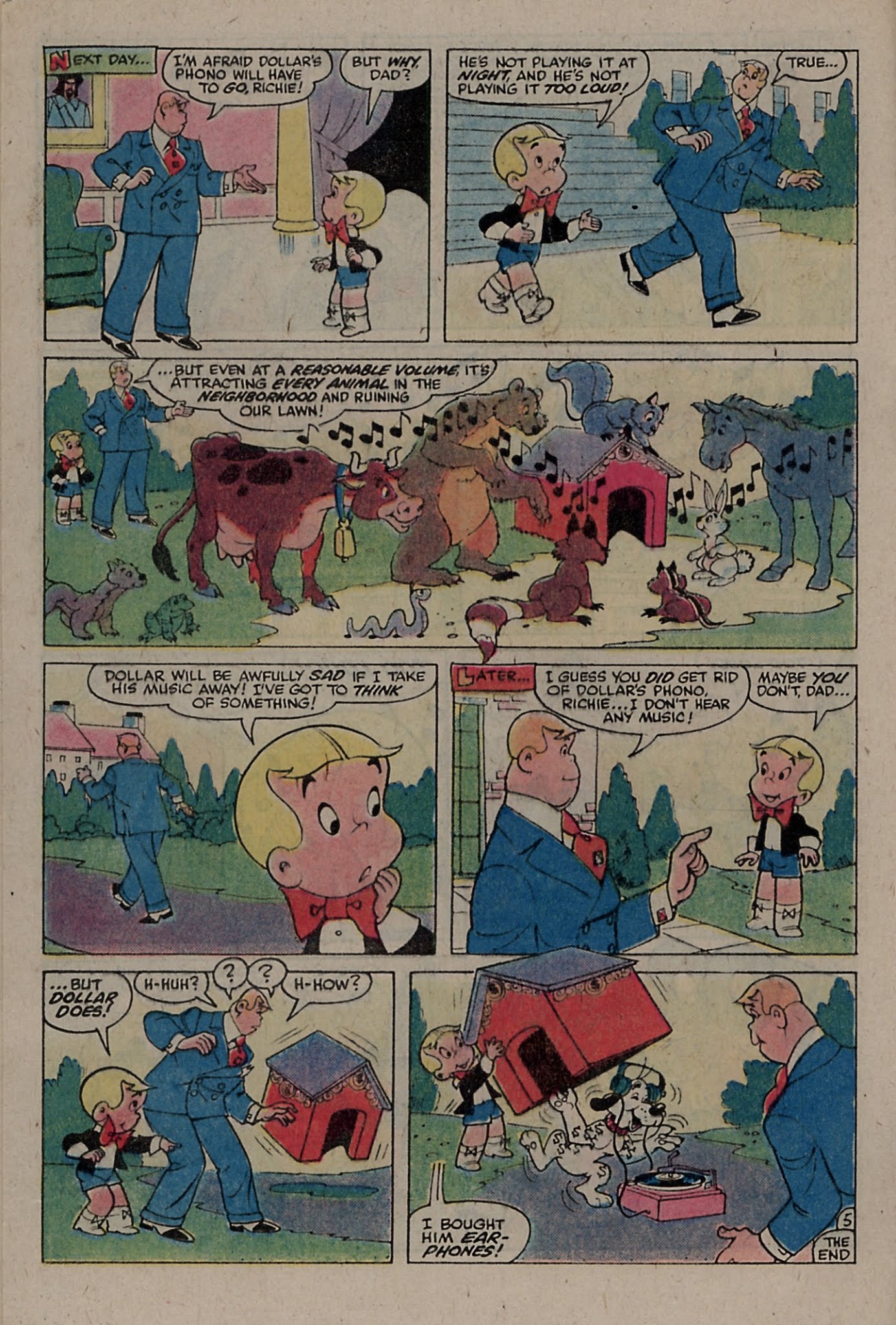 Read online Richie Rich & Dollar the Dog comic -  Issue #7 - 28