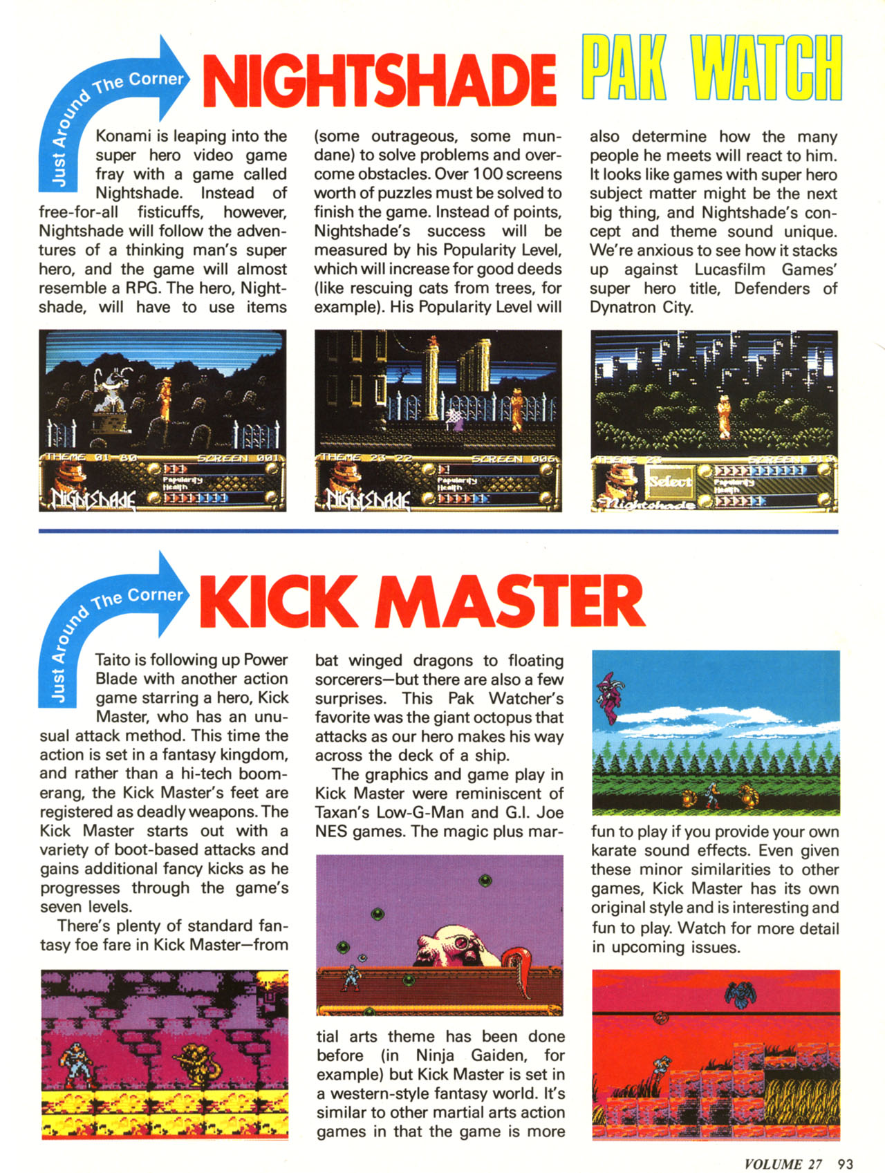 Read online Nintendo Power comic -  Issue #27 - 91