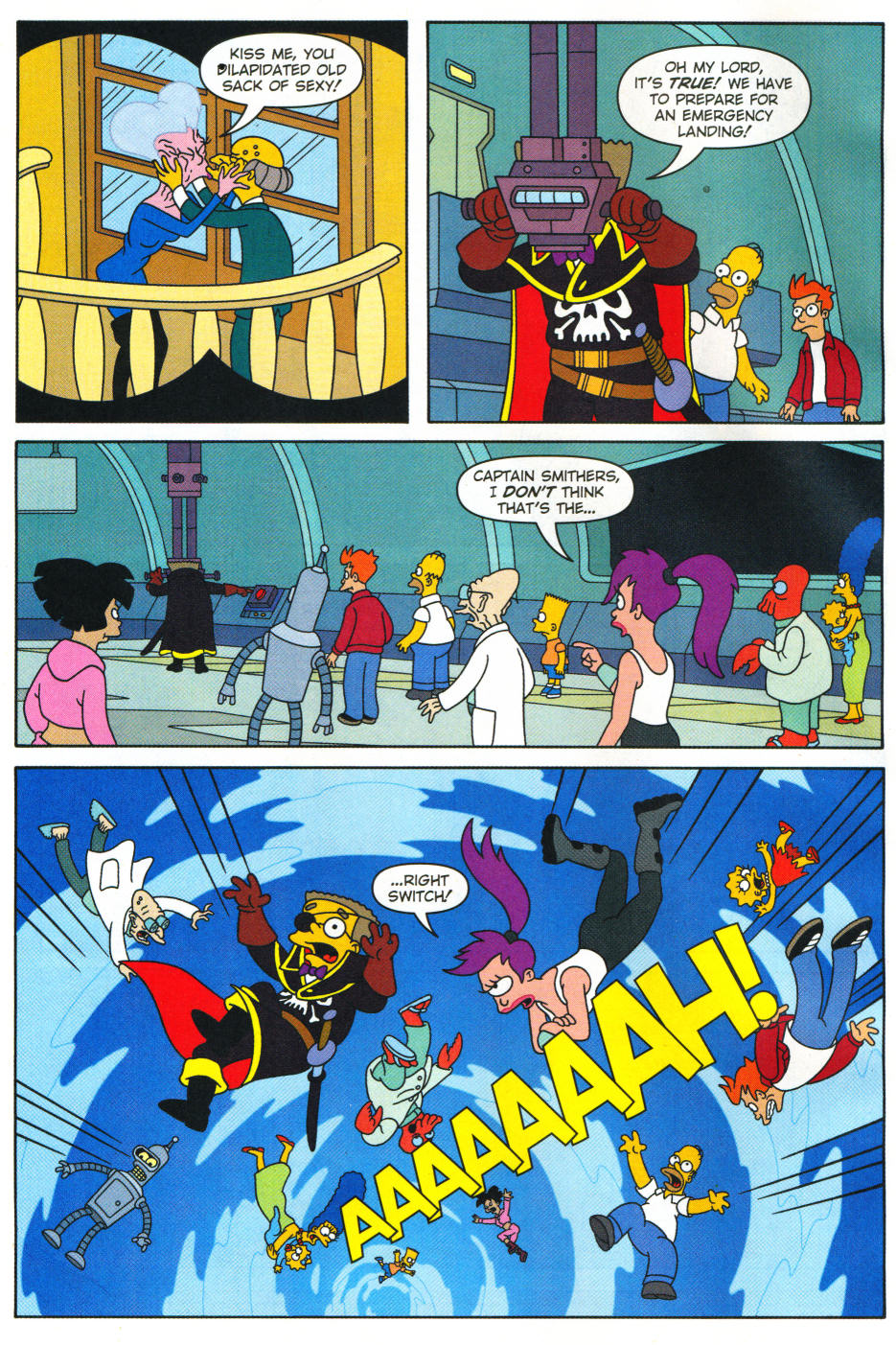 Read online The Simpsons/Futurama Crossover Crisis II comic -  Issue #2 - 11