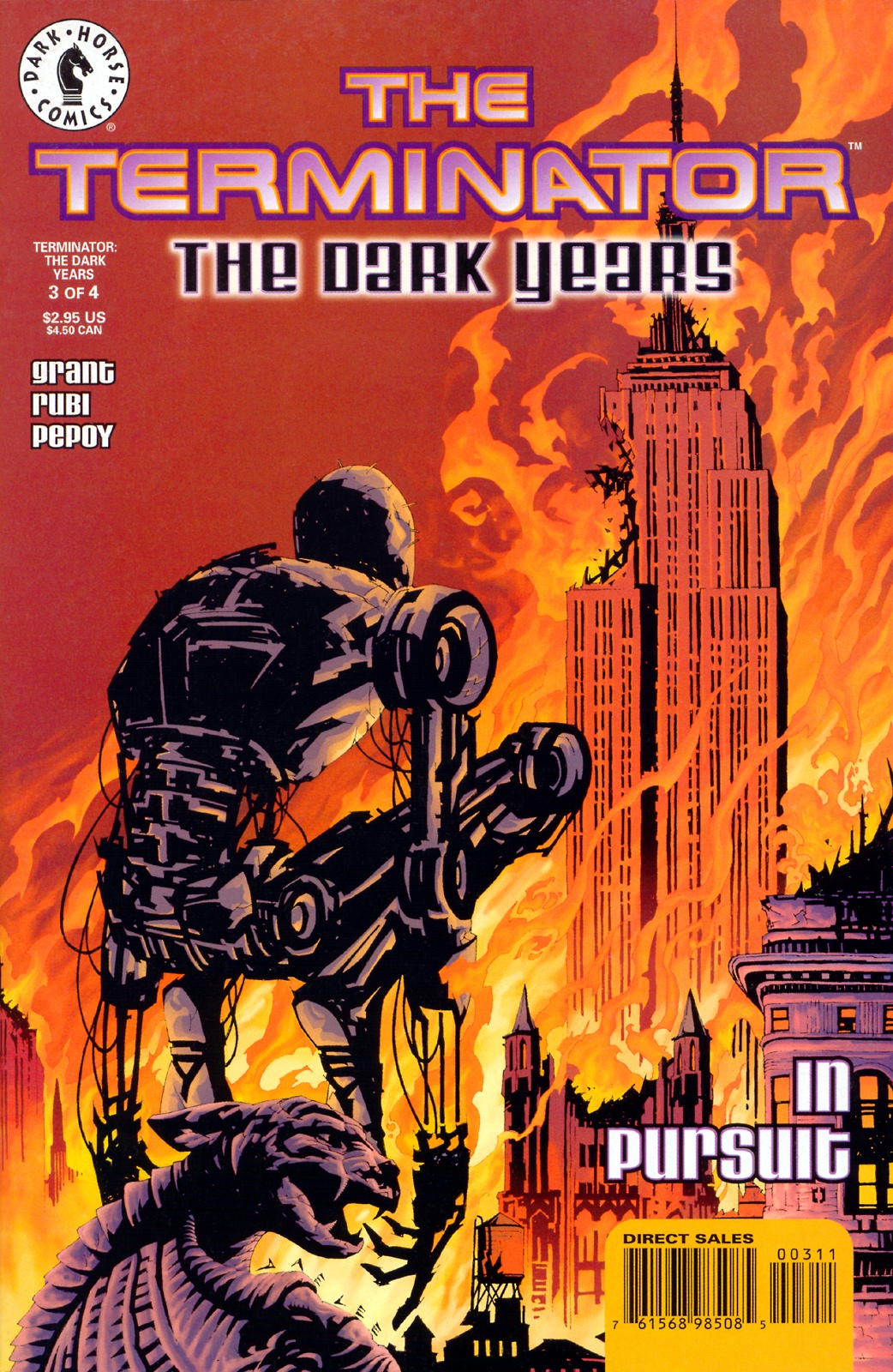 Read online The Terminator: The Dark Years comic -  Issue #3 - 1