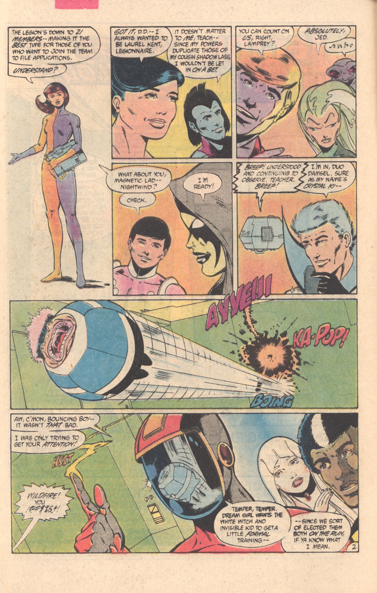 Legion of Super-Heroes (1980) 304 Page 2