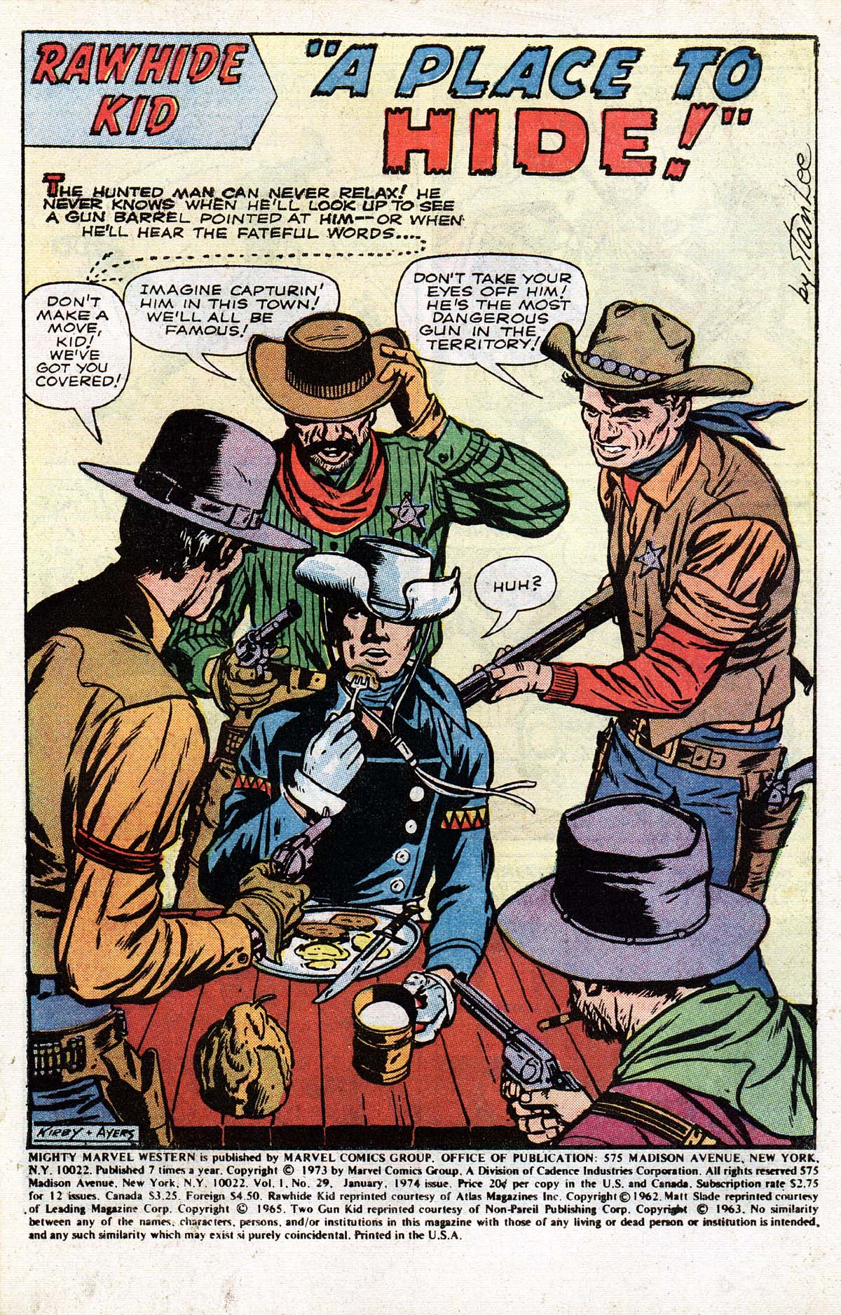 Read online The Mighty Marvel Western comic -  Issue #29 - 2