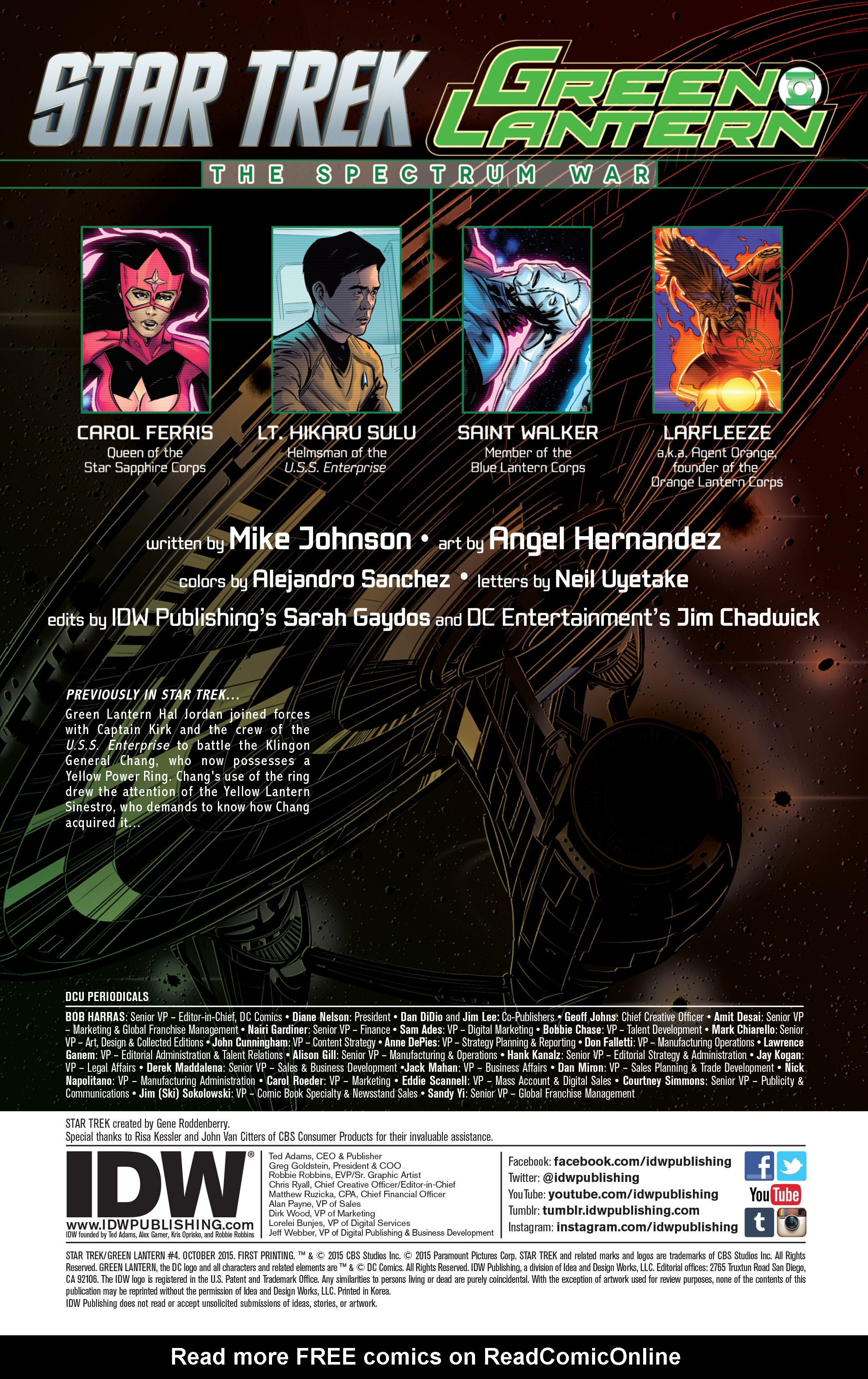 Read online Star Trek/Green Lantern (2015) comic -  Issue #4 - 2