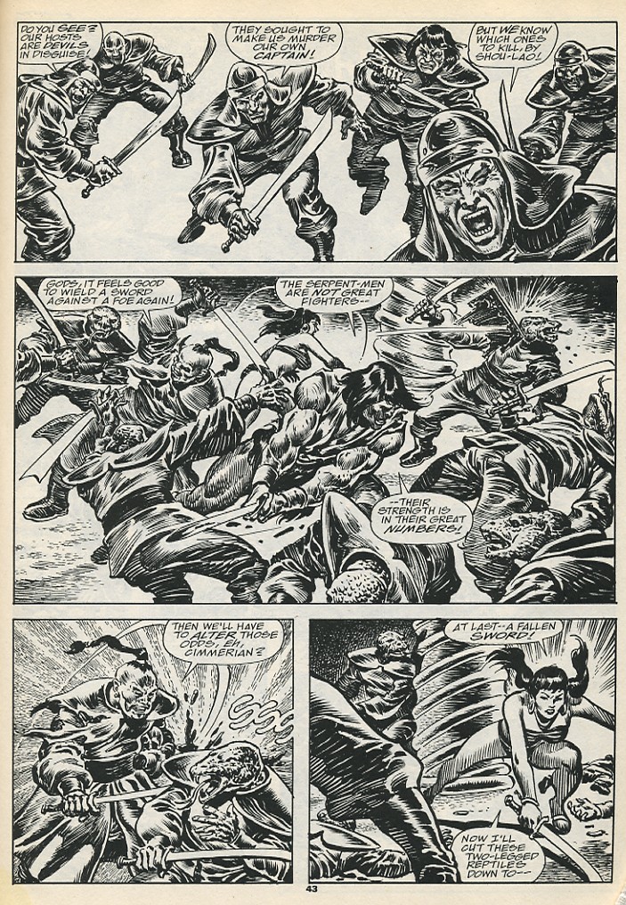 Read online The Savage Sword Of Conan comic -  Issue #192 - 45