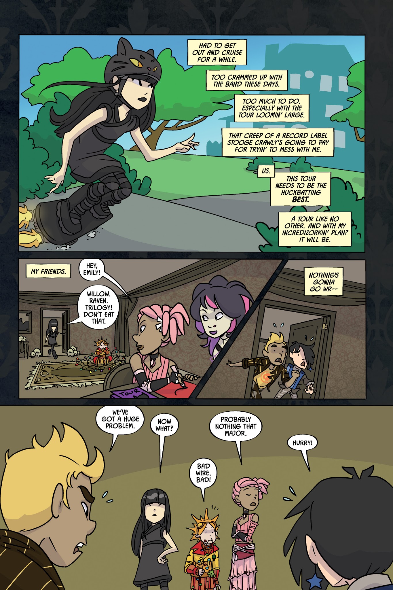 Read online Emily and the Strangers: Road To Nowhere Tour comic -  Issue # Full - 8