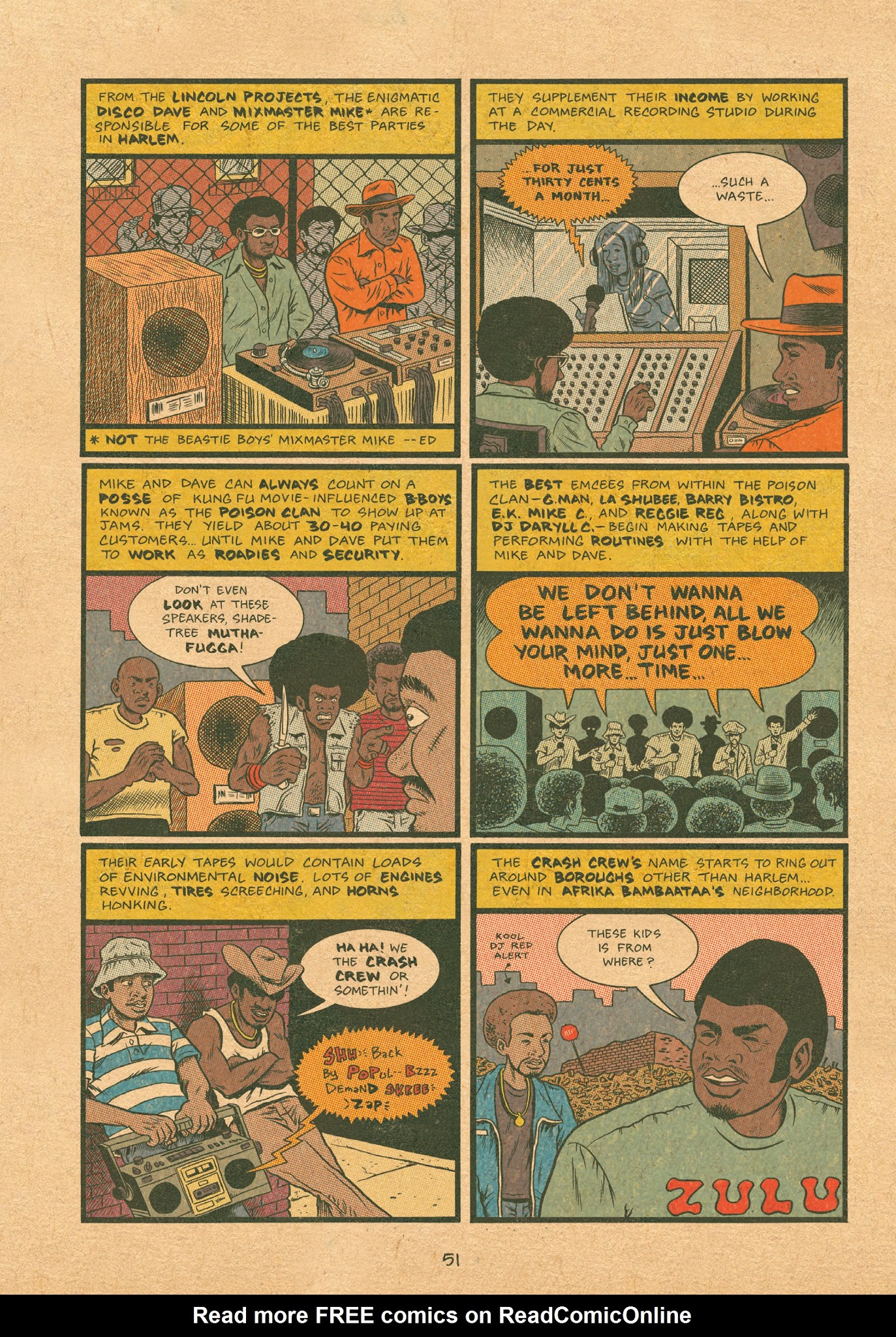 Read online Hip Hop Family Tree (2013) comic -  Issue # TPB 1 - 52