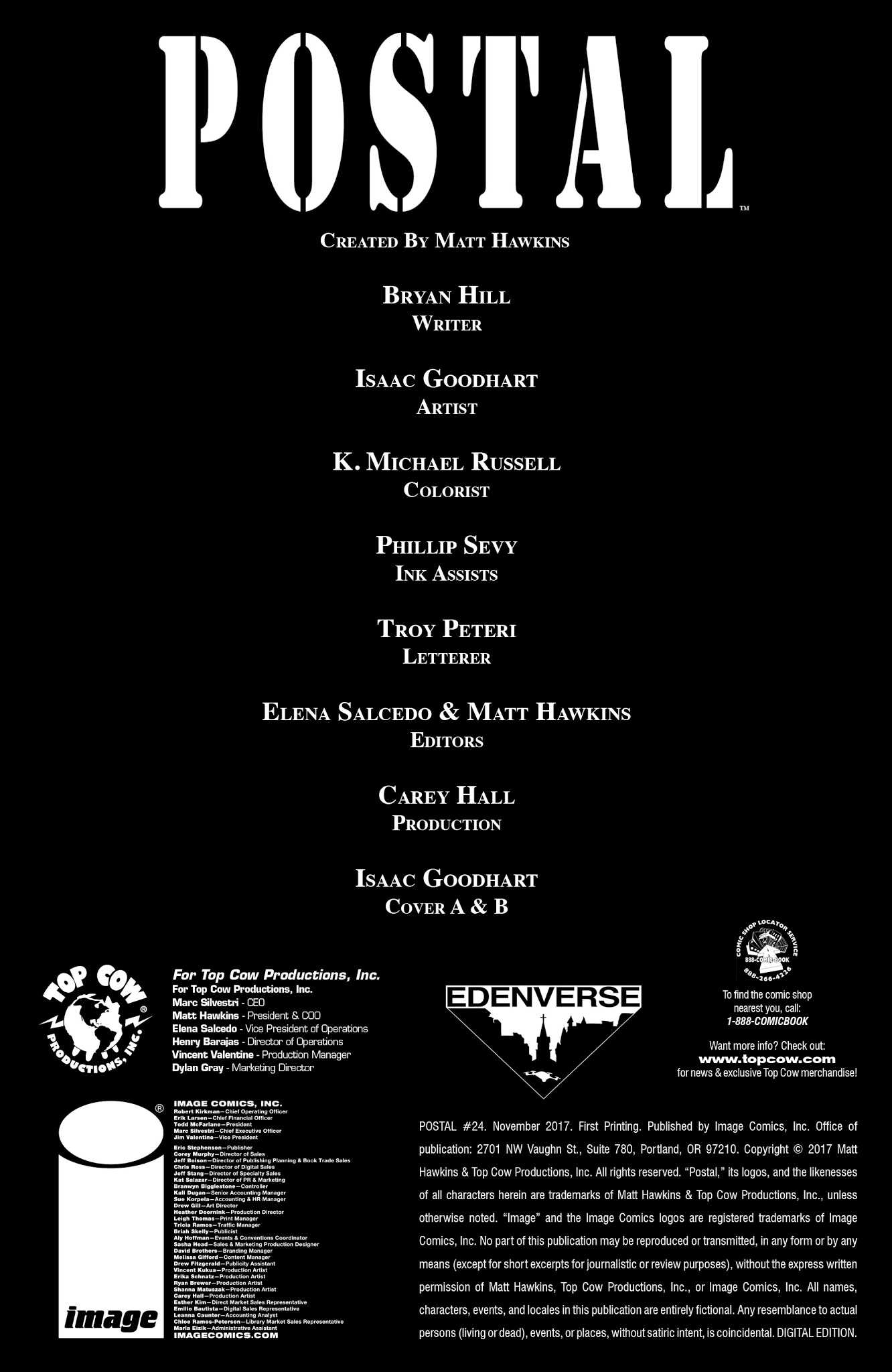 Read online Postal comic -  Issue #24 - 2